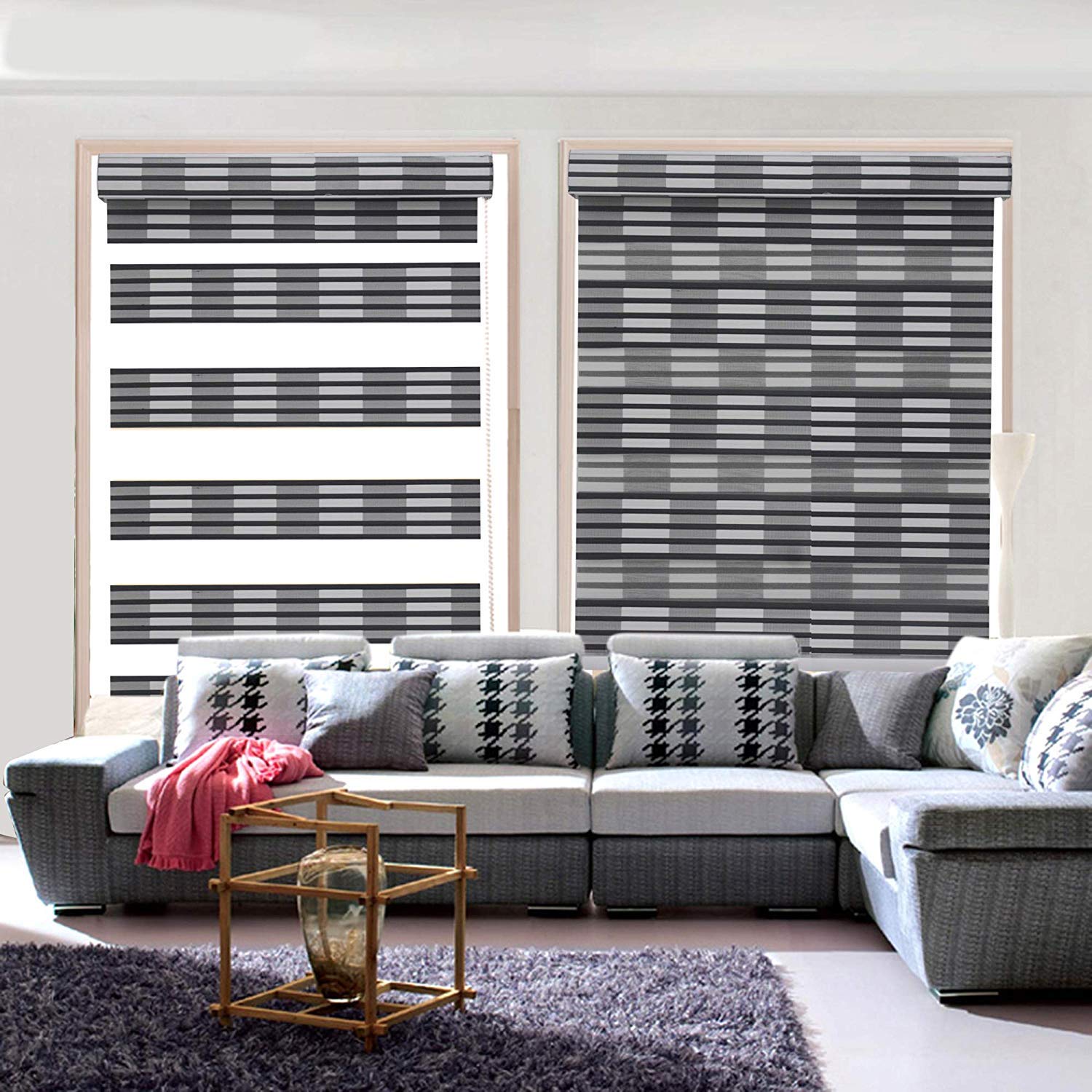 Zebra Blinds Polyester Curtain For Windows Or Outdoor Dcor