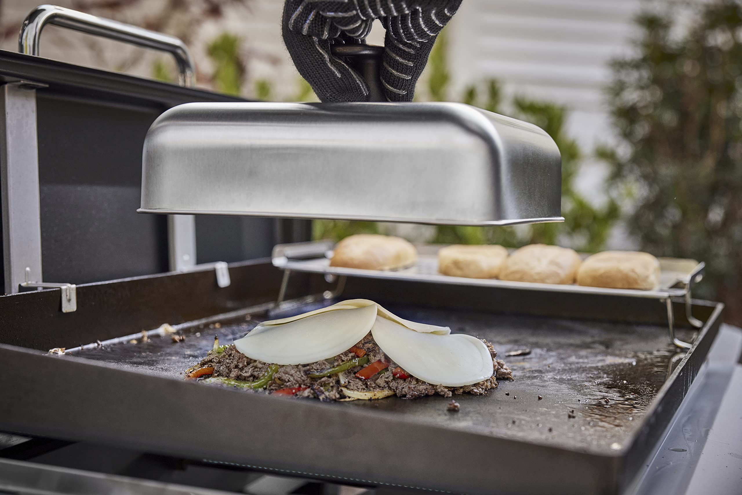 Weber 6783 Griddle Basting Dome, Silver