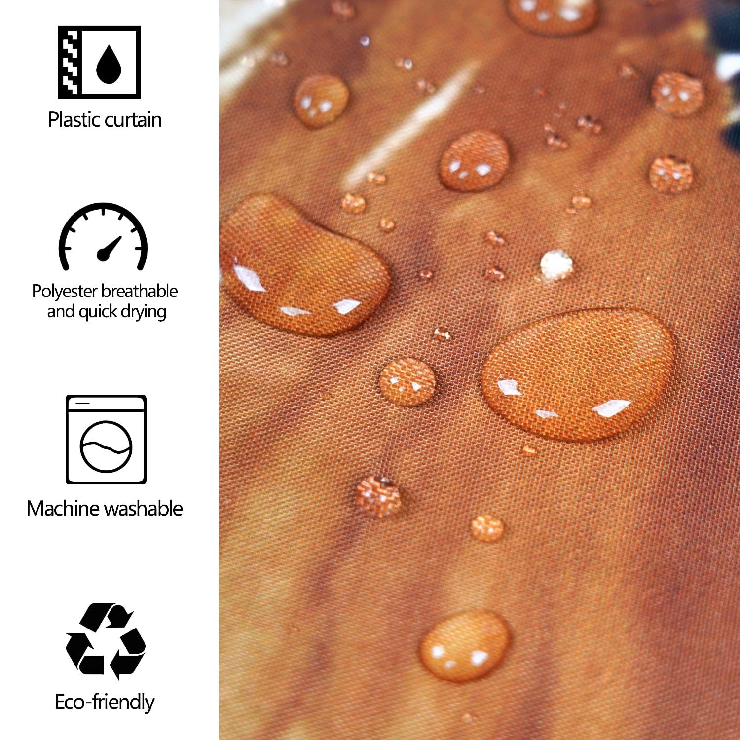 Mloabuc Hello Fall Flower Pumpkins Shower Curtain 72X72Inch, Autumn Plants On White Fall Shower Decor, Nature Print Decor Waterp