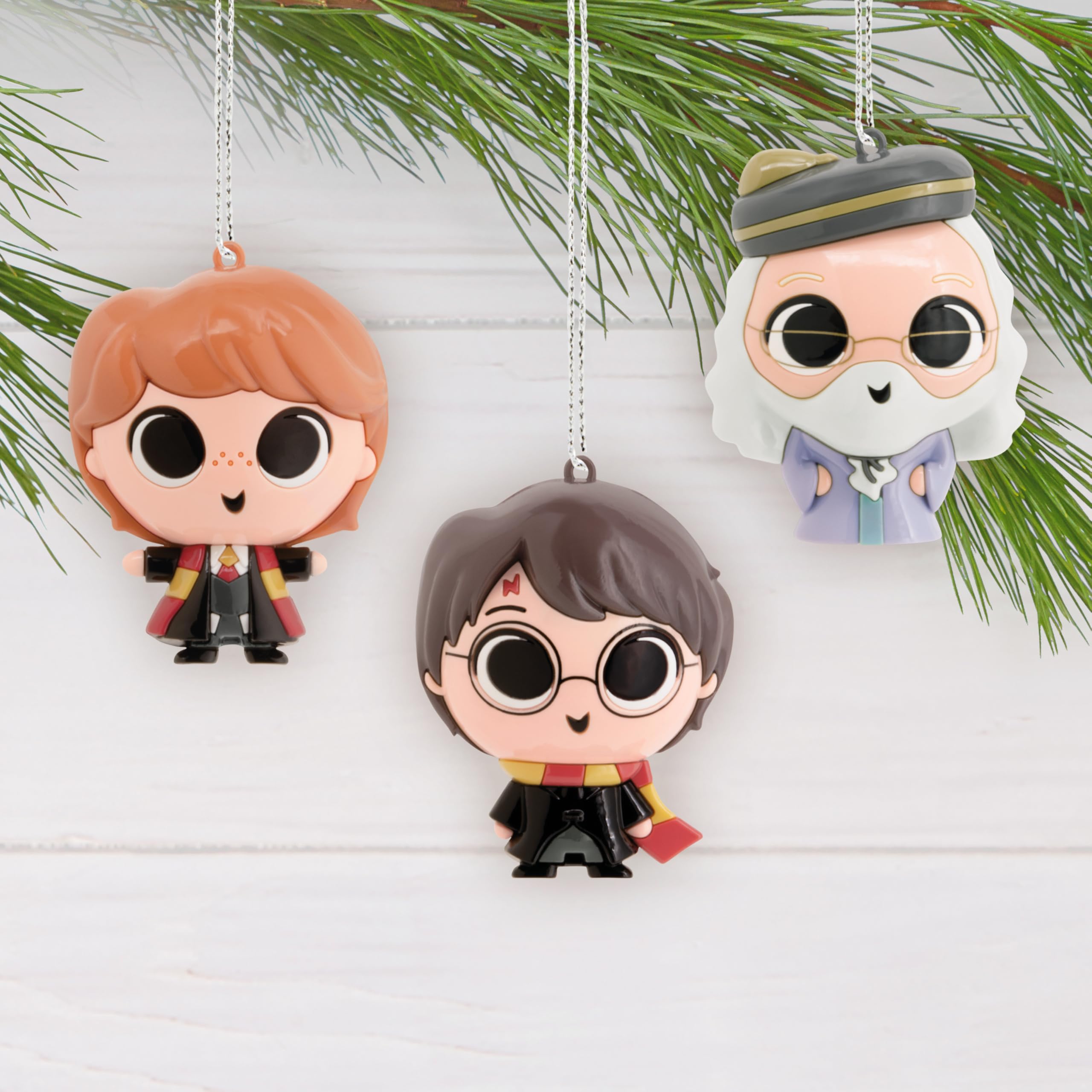 Hallmark Harry Potter Series 4 Shatterproof Christmas Ornaments Set of 2 - Perfect Gifts for Fans