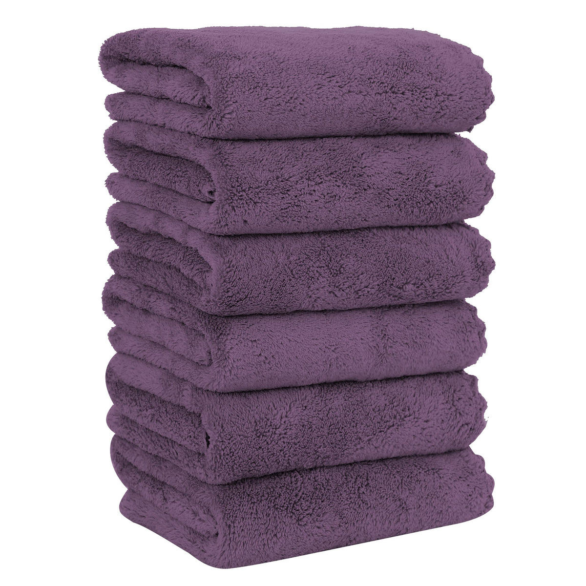 Moonqueen 6 Pack Premium Hand Towels - Quick Drying - Microfiber Coral Velvet Highly Absorbent Towels - Multipurpose Use As Hote