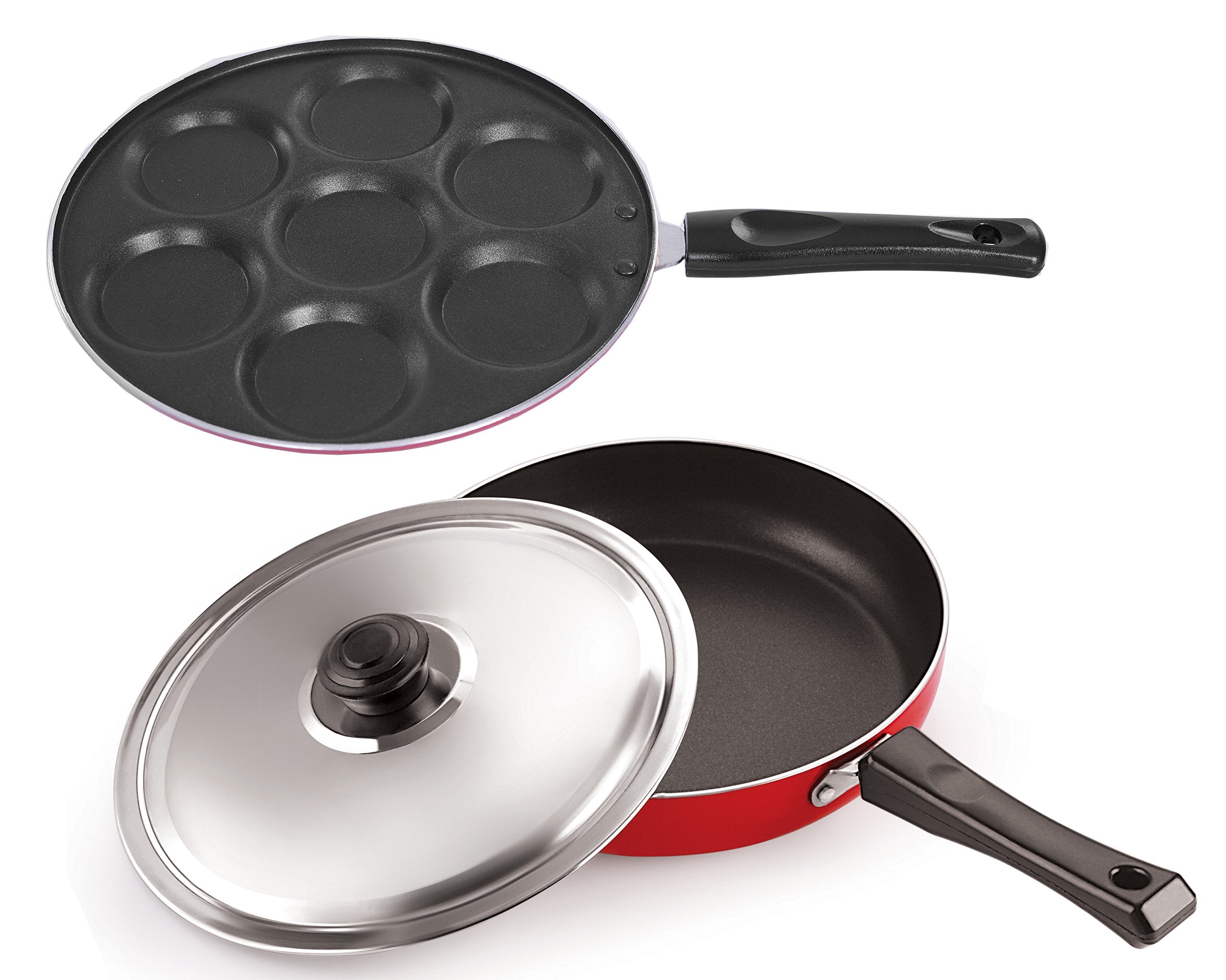 Nirlon NonStick Fry Pan And Uttapam Tawa Combo Set