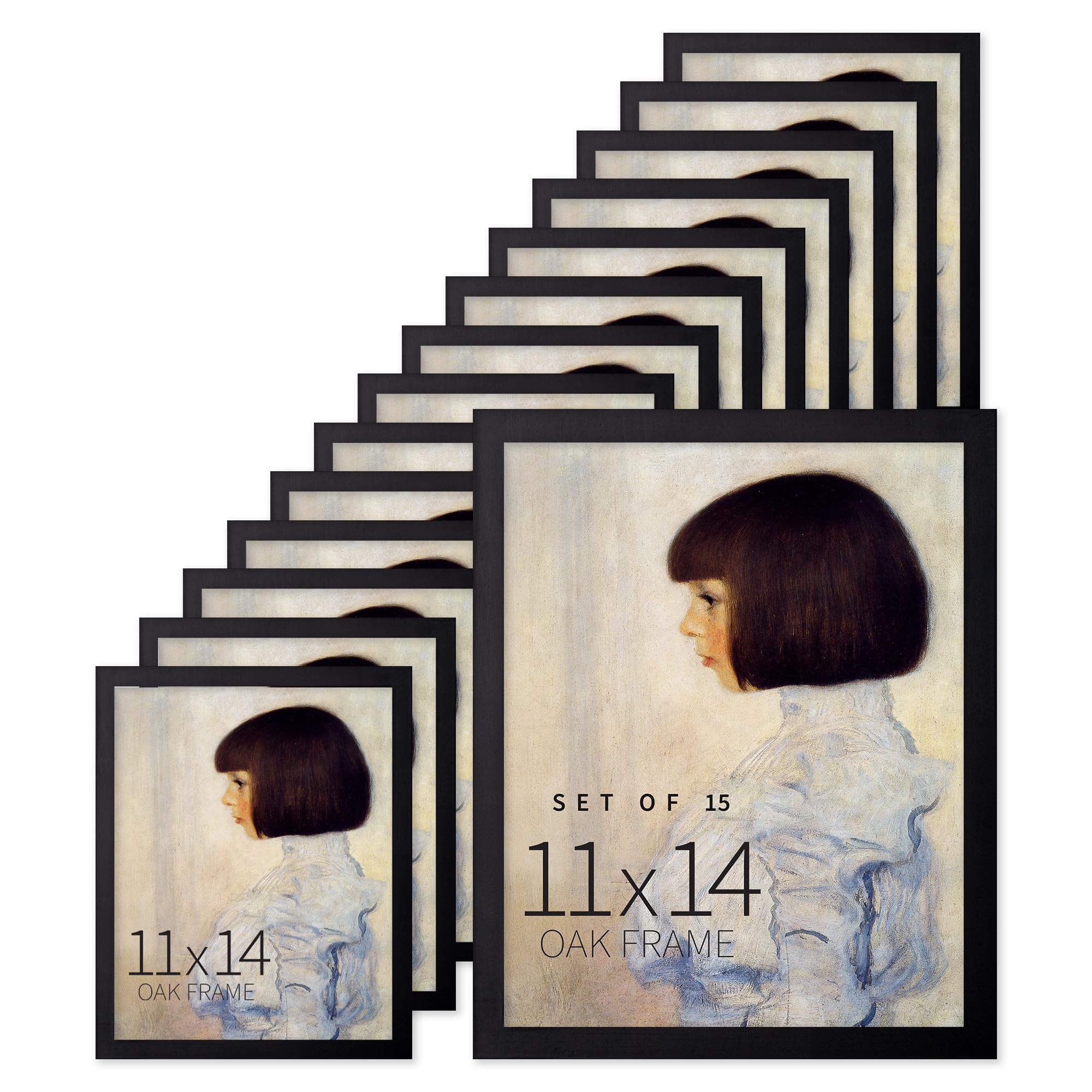 Poster Master 11''X14'' Black Wood Frames - 11X14 Poster Frames - Frame For Wall Art - Frame For Poster - 11X14 Frame Wood - Art
