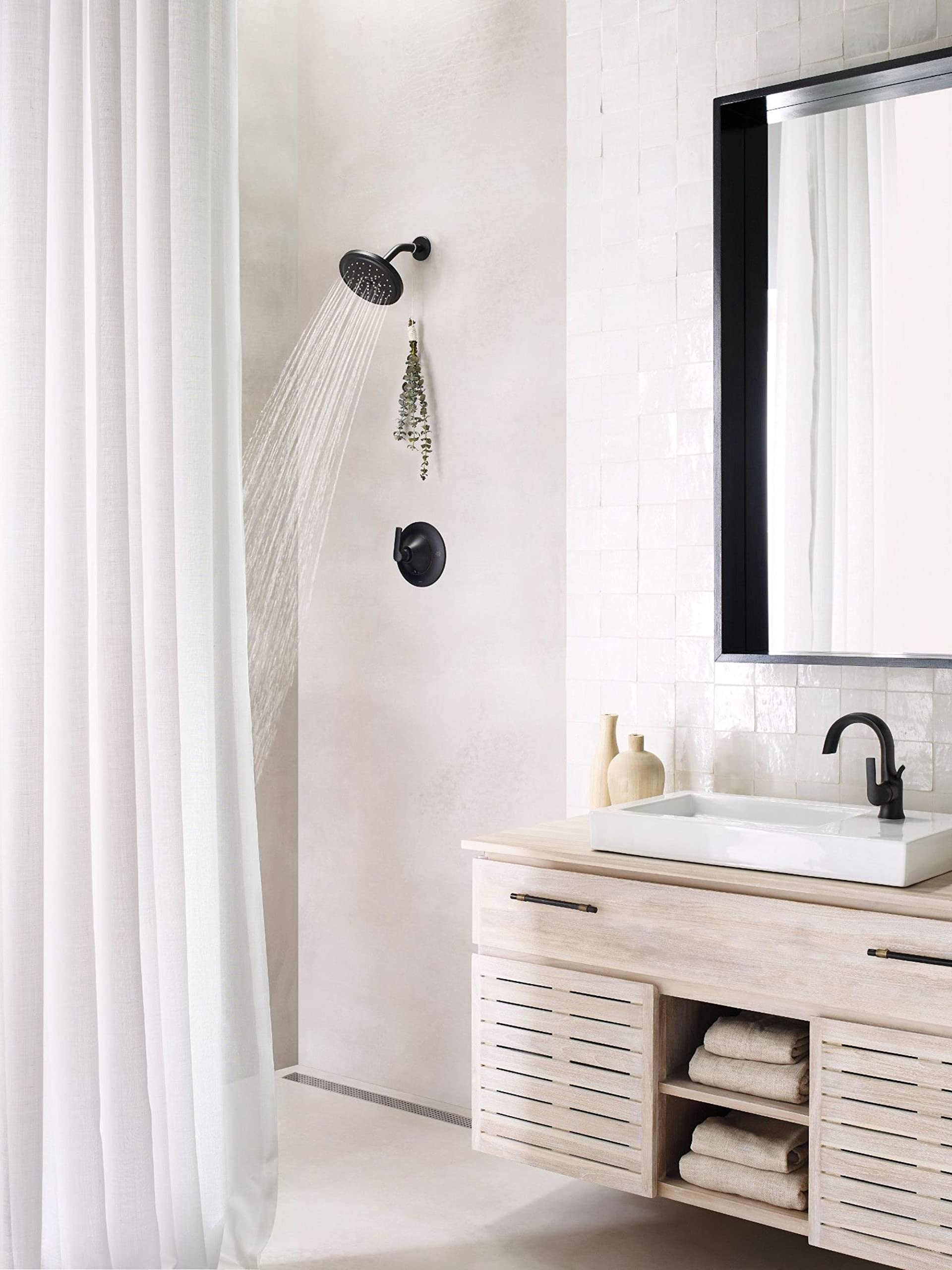 Moen Doux Matte Black Bathroom-Towel, Hand -Towel Bar, Yb0286Bl