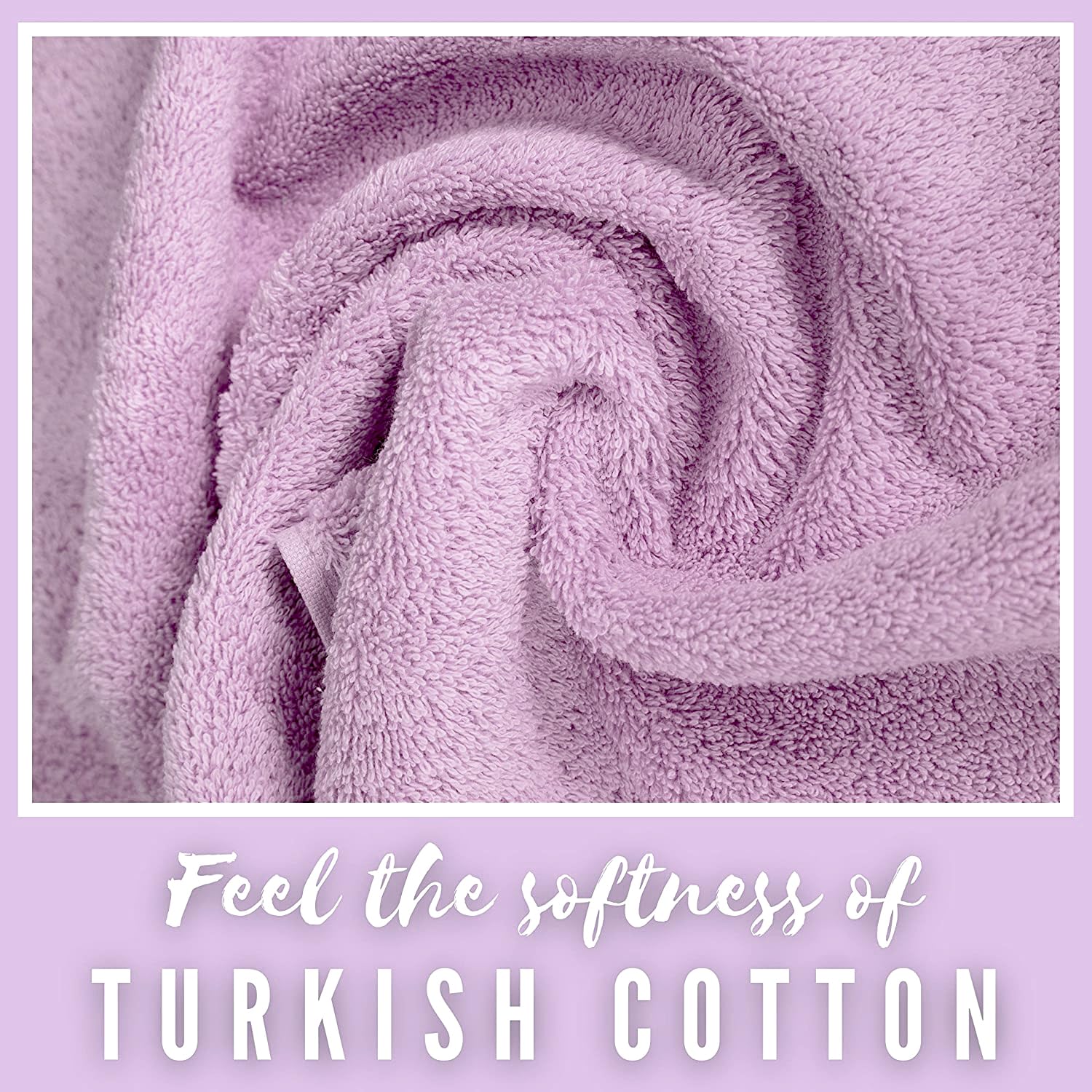 Personalized Towels, Hotel & Spa Quality, Super Soft, Highly Absorbent, Bathroom Towel Sets, 100% Turkish Genuine Cotton Monogra