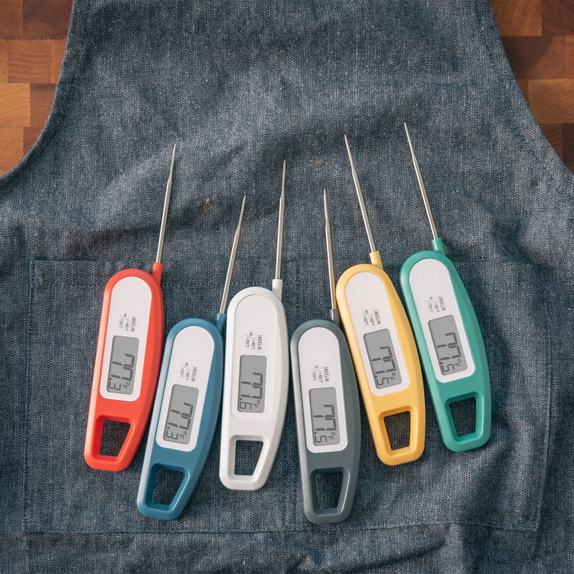 Lavatools Pt12 Javelin Ultra Fast Digital Instant Read Meat Thermometer For Grill And Cooking, 2.75'' Probe, Compact Foldable De