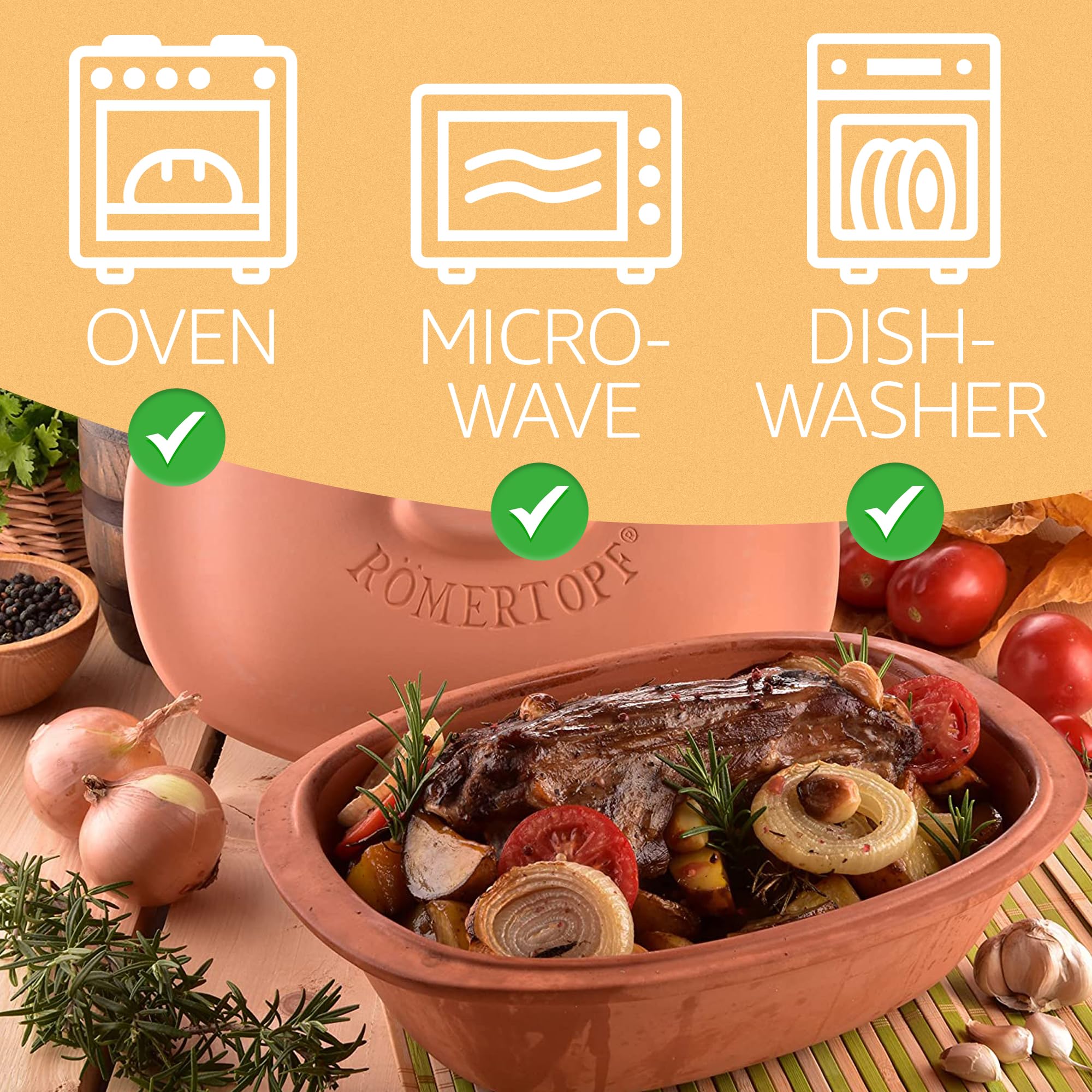 Rmertopf 19005 Clay Baker 4 People Made In Germany