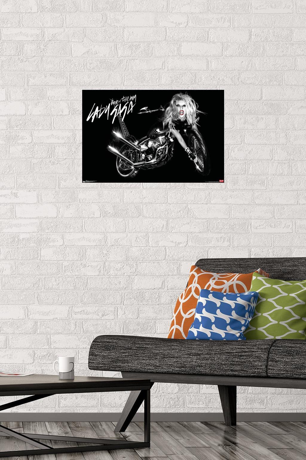 Trends International Lady Gaga - Cover Wall Poster, 14.725'' X 22.375'', Premium Unframed Version