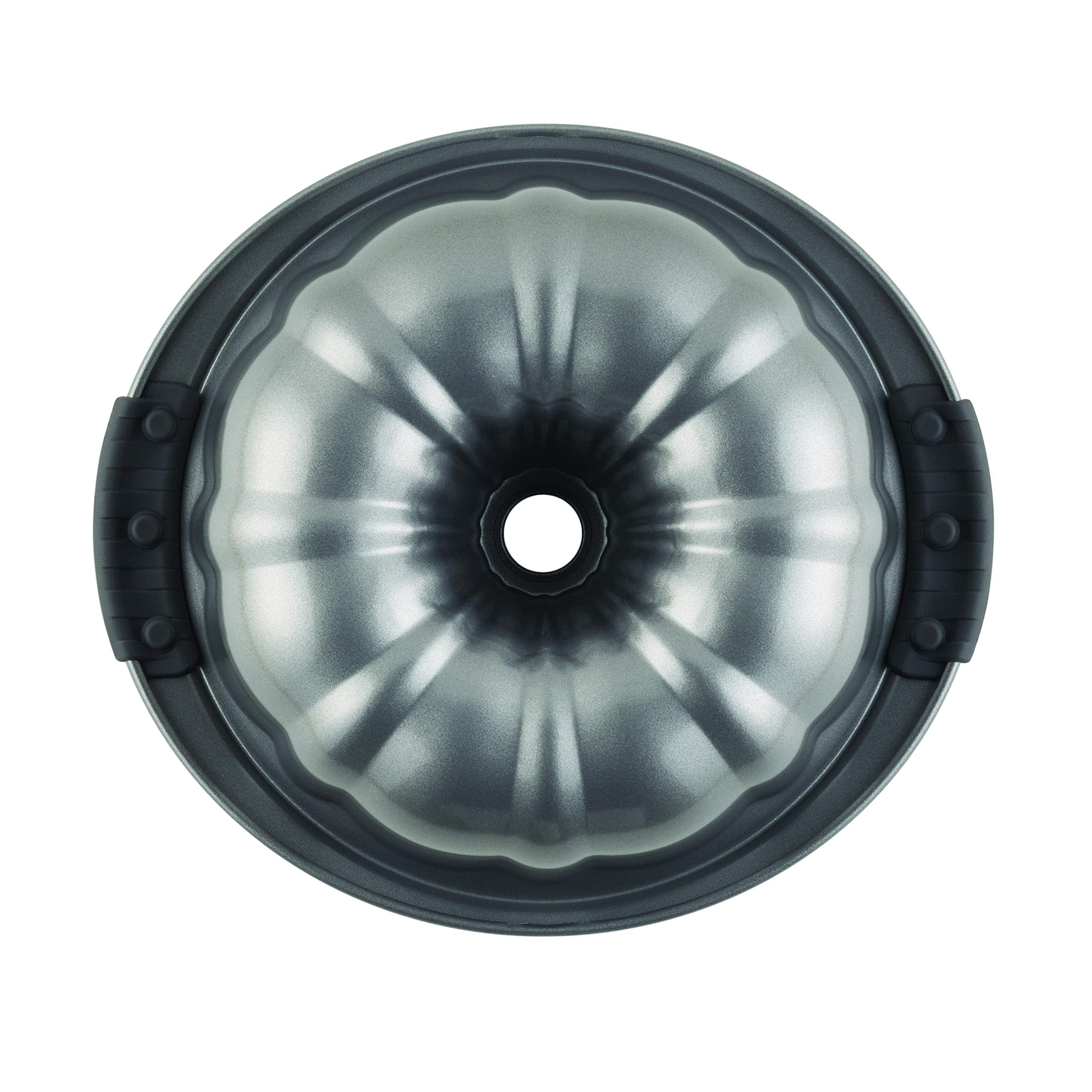 Anolon Advanced Nonstick Fluted Mold Baking Pan, 9.5 Inch, Gray, Carbon Steel