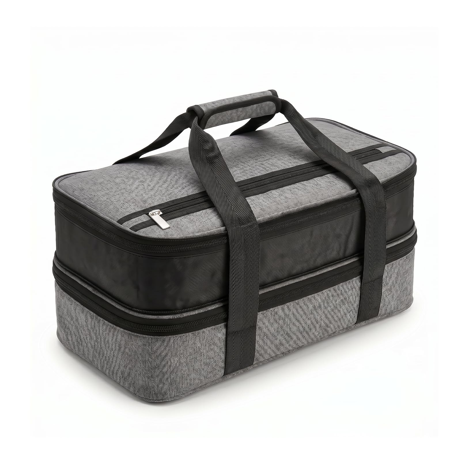DOWAN Insulated Casserole Carrier for 9x13 Baking Dish  Expandable Double Decker Food Carrier Bag for Hot or Cold Food, Thermal