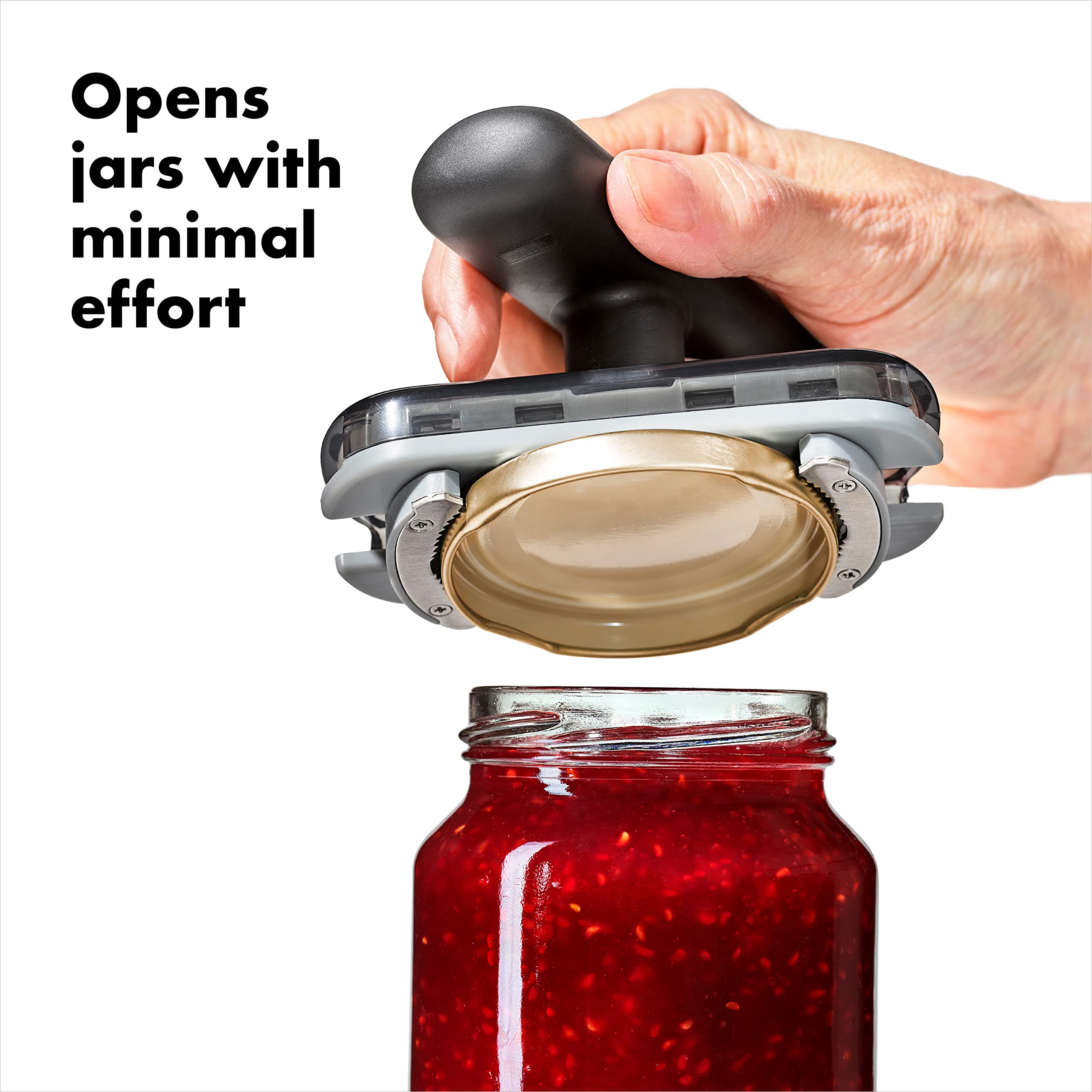 Oxo Good Grips Twisting Jar Opener With Basepad, Black