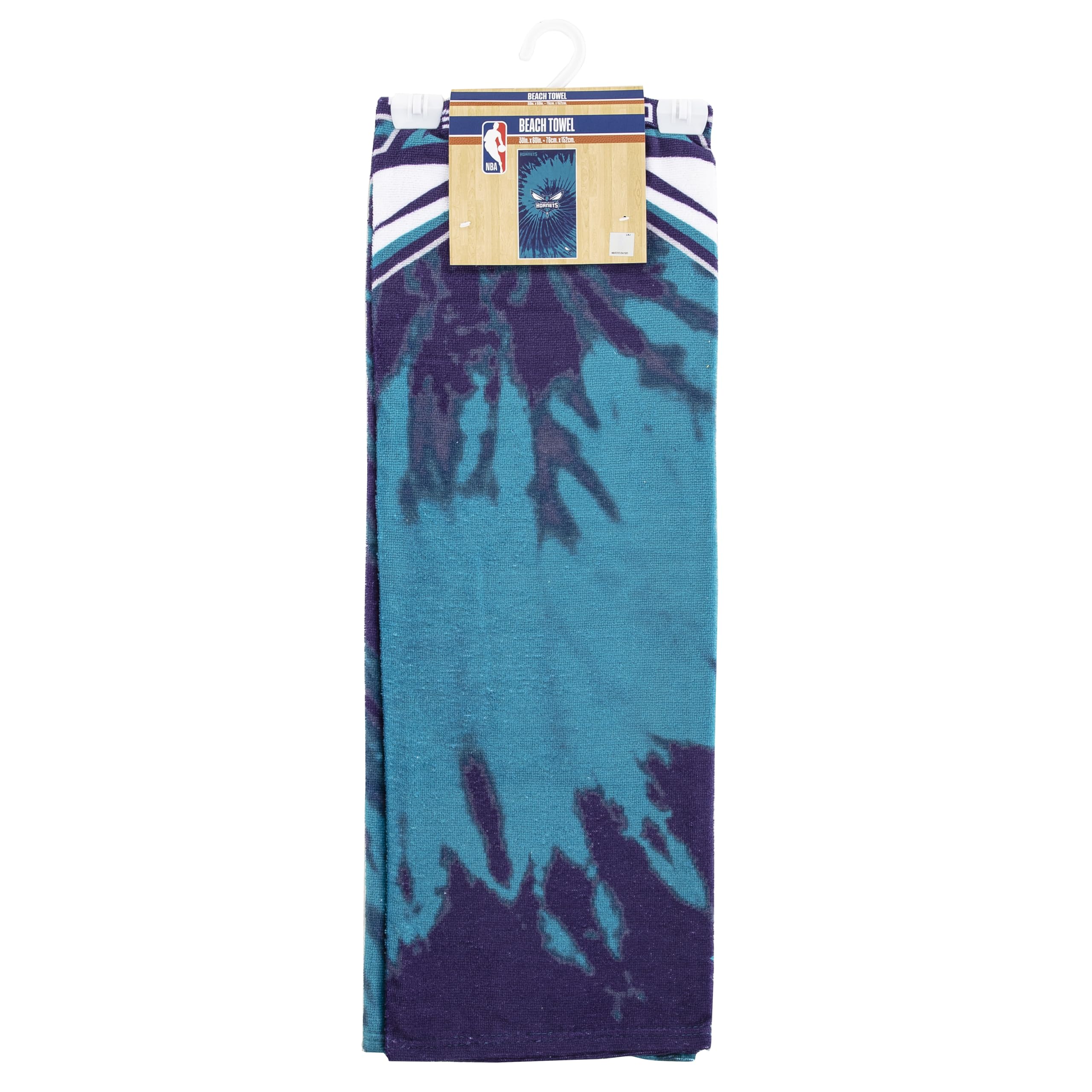 Northwest Nba Charlotte Hornets Beach Towel, Psychedelic, 30'' X 60''