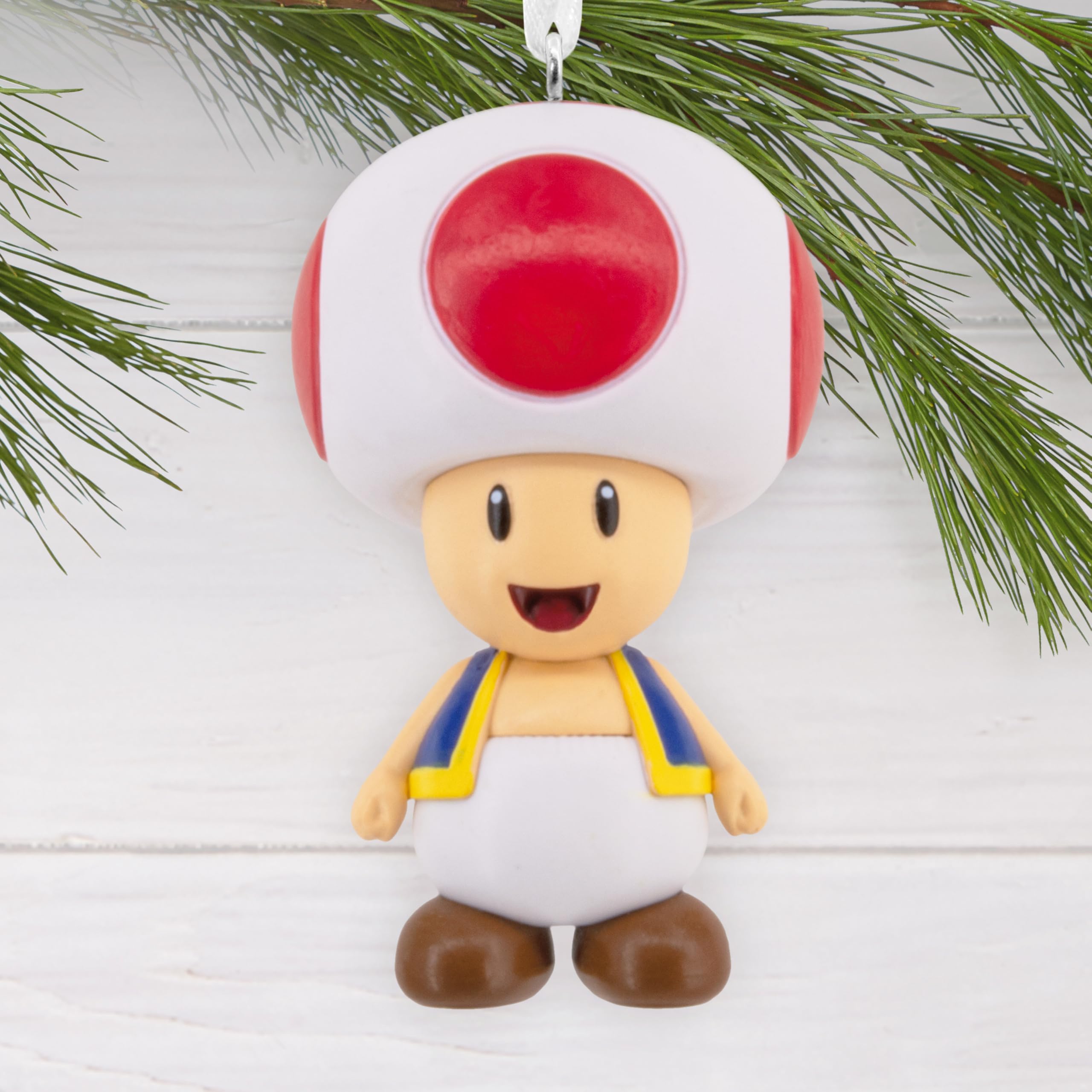 Hallmark Nintendo Super Mario Toad Christmas Ornament, Gifts for Gamers