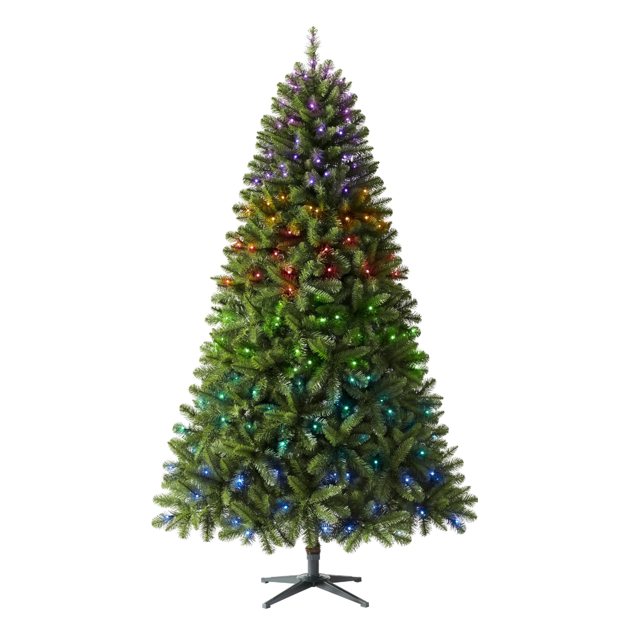 Treetopia Virginia Fir - Artificial Indoor Christmas Tree, Hinge Branches, Holiday Decor, Twinkly, 6ft