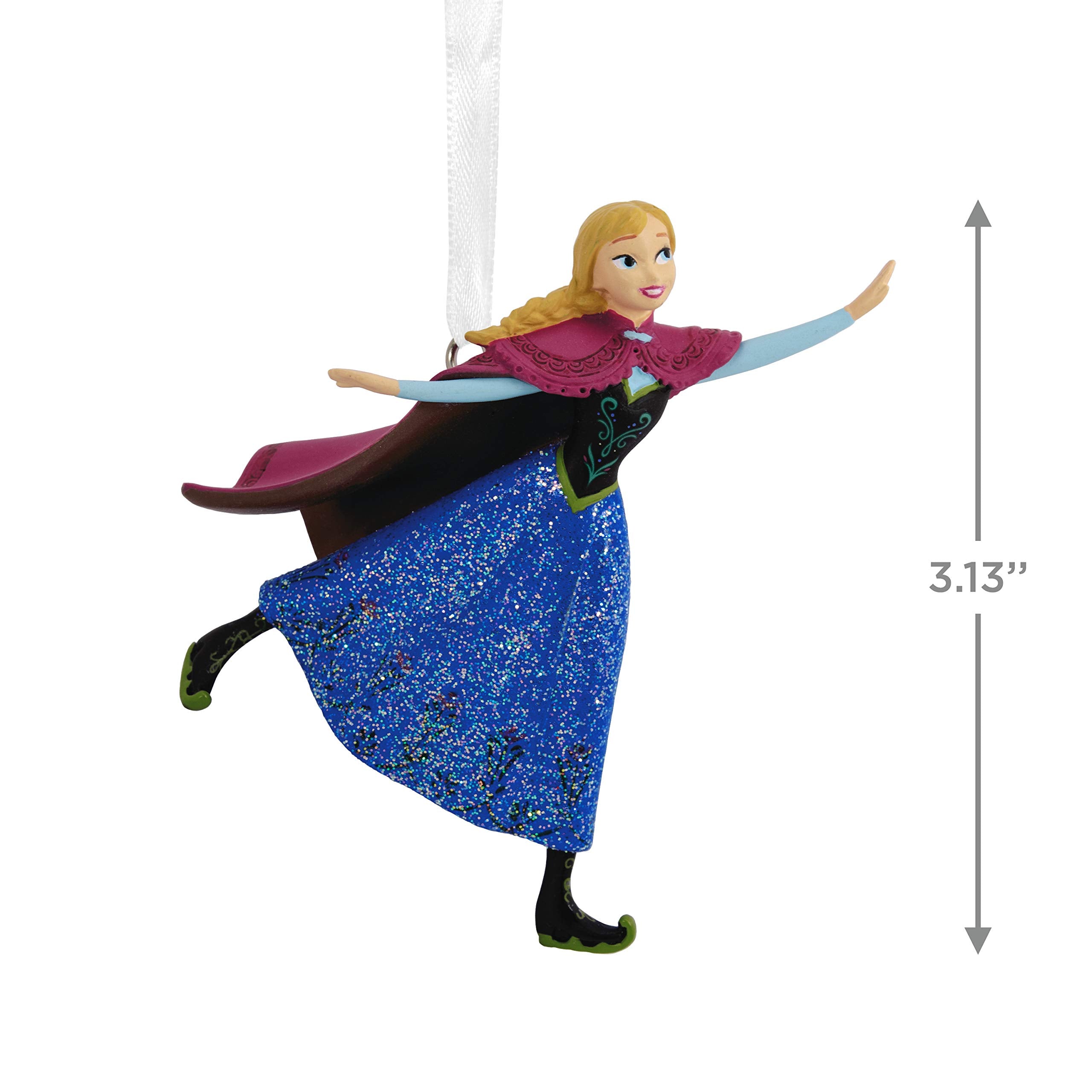Hallmark Christmas Ornament, Disney Frozen Anna Ice Skating