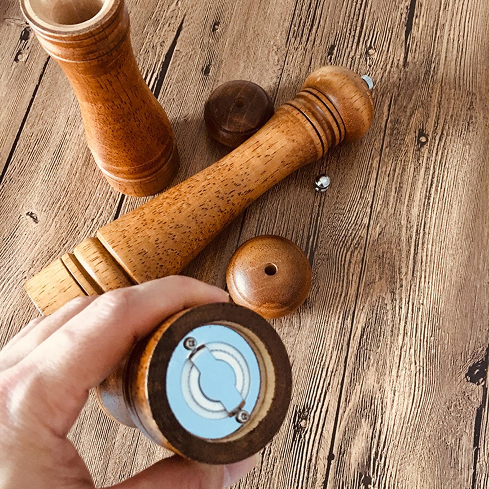 TRENDIVIBE Salt and Pepper Grinders for Home, Kitchen, Barbecue Home Spices Mills Shaker 8 inch