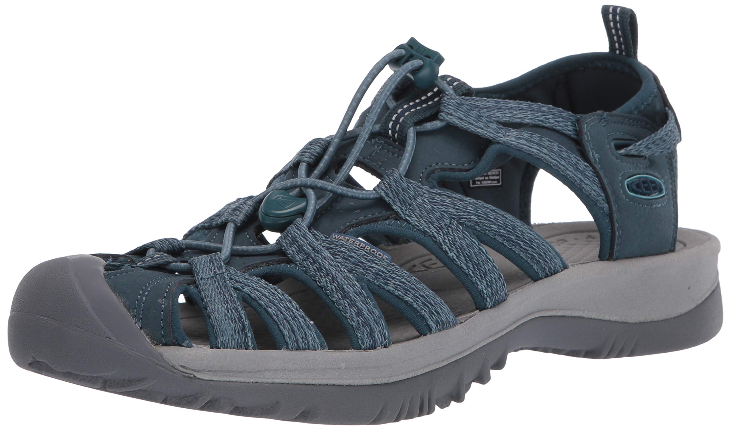 Keen Womens Whisper Closed Toe Sport Sandals, Smoke Bluesmoke Blue, 85