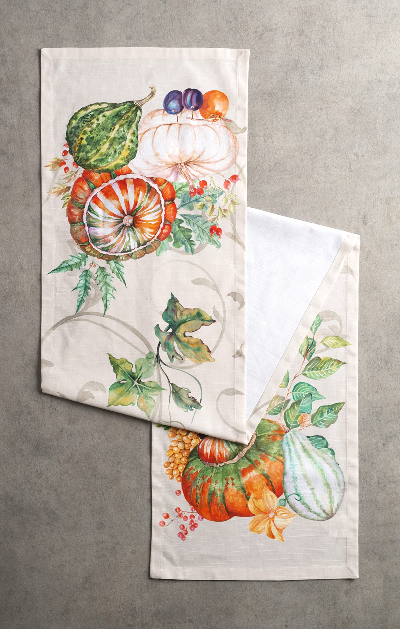 Maison D' Hermine Tablerunner 100% Cotton Table Runner Decorative Table Covers, Dining, Home, Wedding, Banquet, Buffet, Lumina (