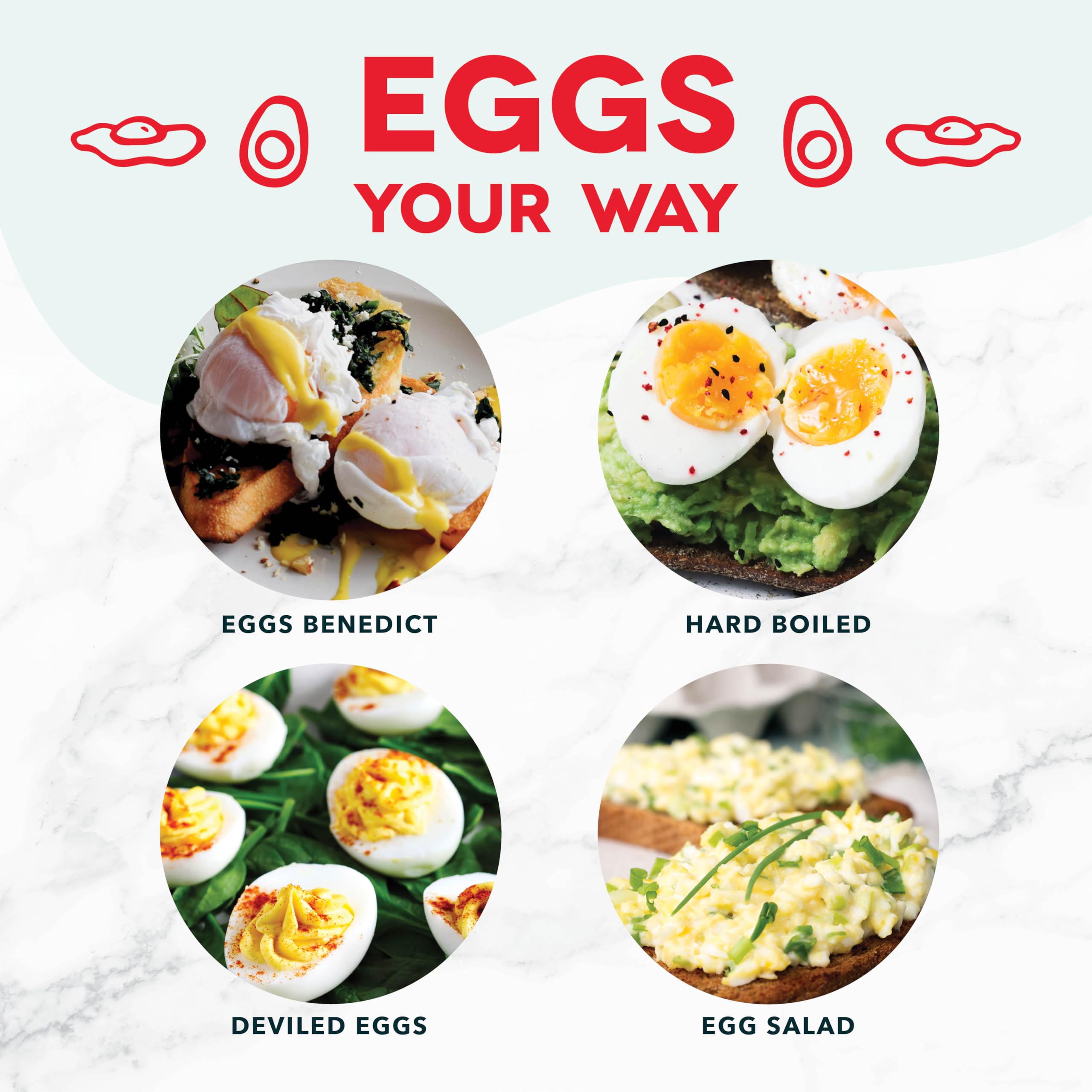 Dash Rapid Egg Cooker: 6 Egg Capacity Electric Egg Cooker For Hard Boiled Eggs, Poached Eggs, Scrambled Eggs, Or Omelets With Au