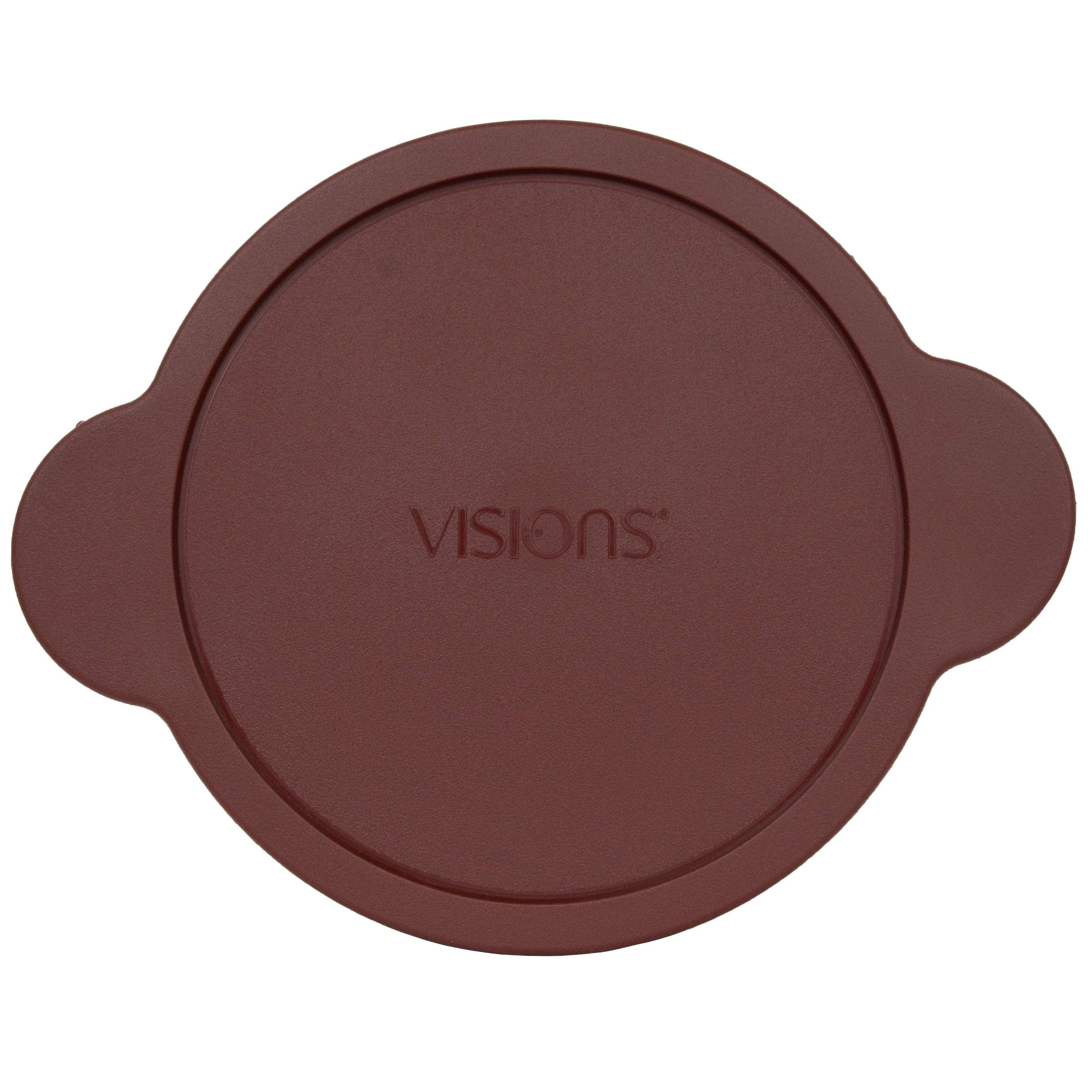 Visions Cm 225-Pc 2.25L Cranberry Plastic Lid For Glass Dish (Glass Dish Sold Separately)