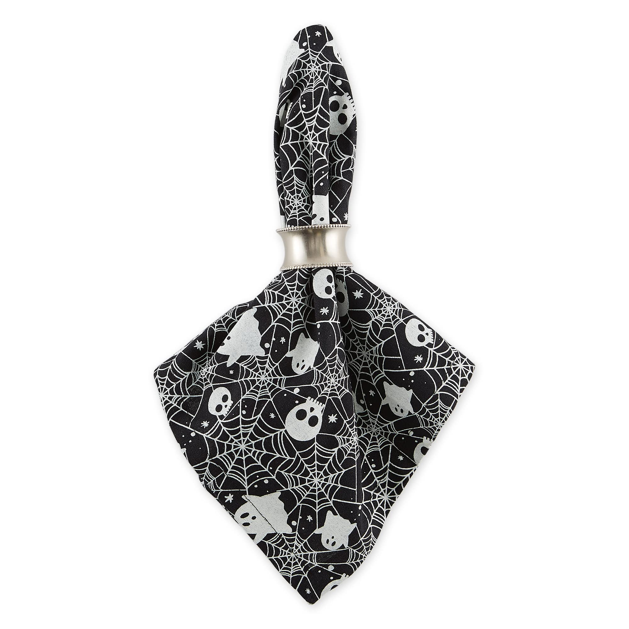 HAUNTED OBJECTS PRINTED NAPKIN SET/6