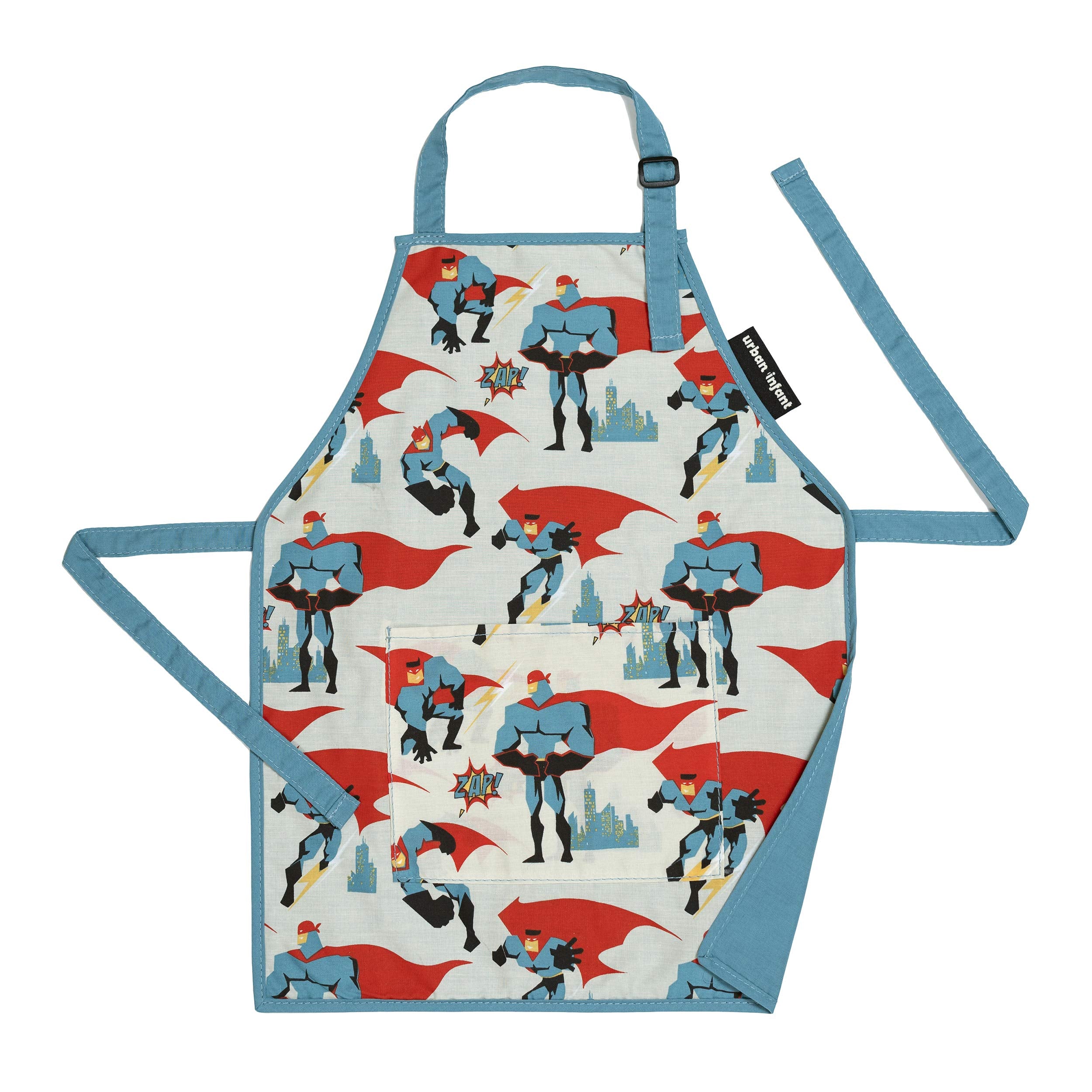 Urban Infant Little Helper Kids Apron - Childrens Cooking Art Gardening - Great Gift for Toddler Boys and Girls - Superhero, Me