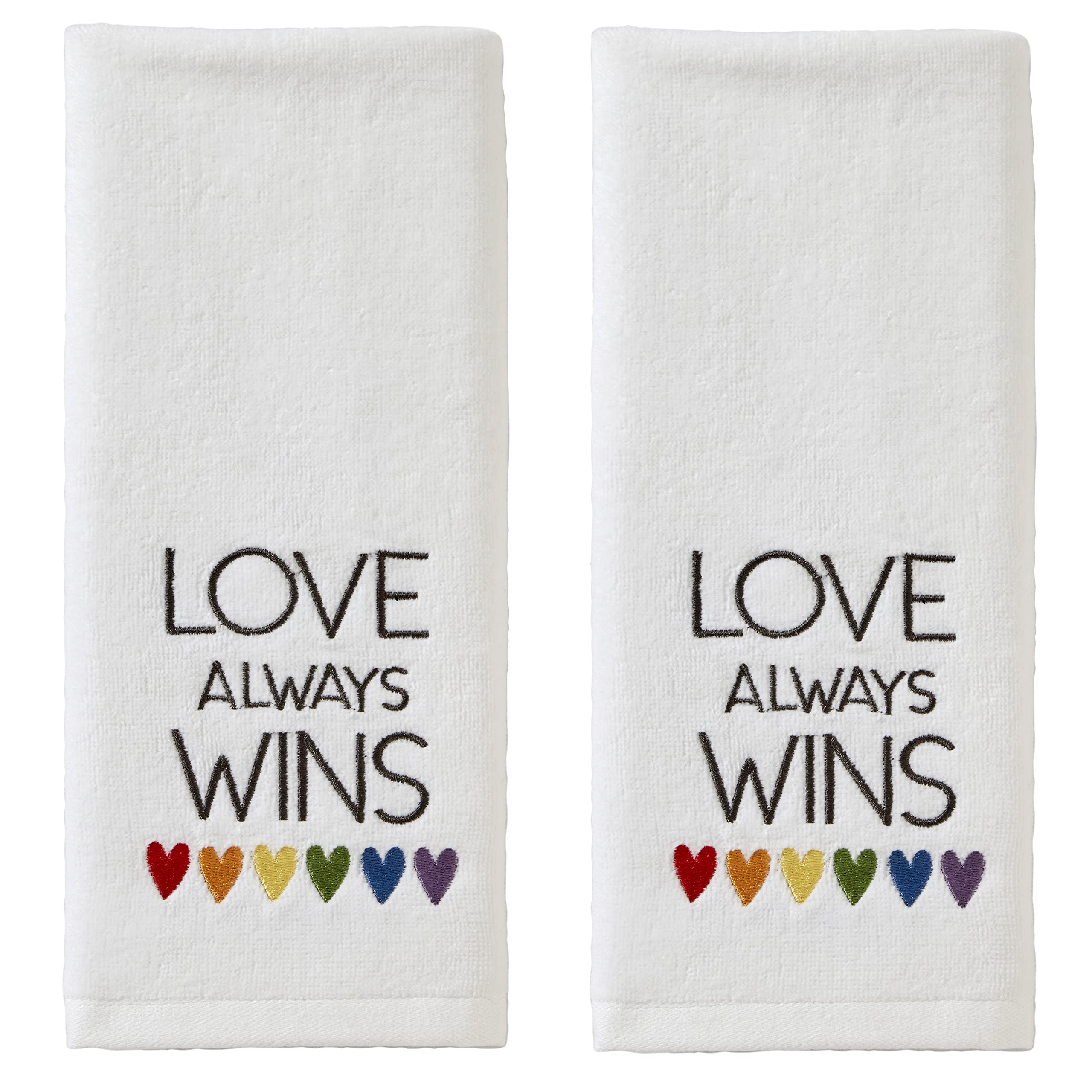 Skl Home Love Always Wins Hand Towel Set, 25'' X 16'', 2 Count