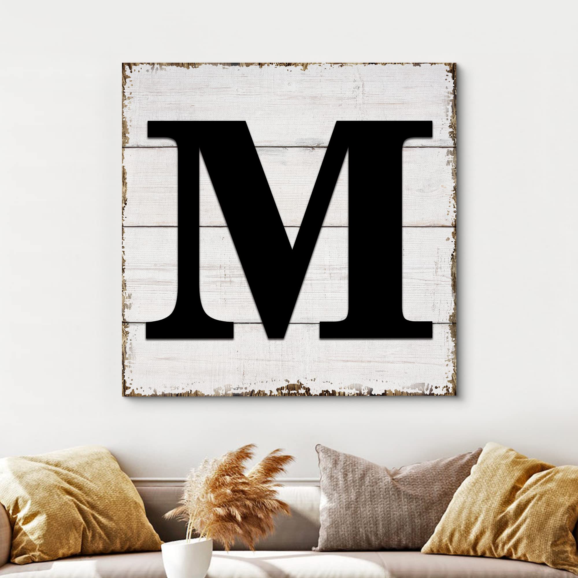Wall26 Canvas Wall Art English Letter Wood Background Home Wall Decorations For Bedroom Living Room Paintings Canvas Prints Fram