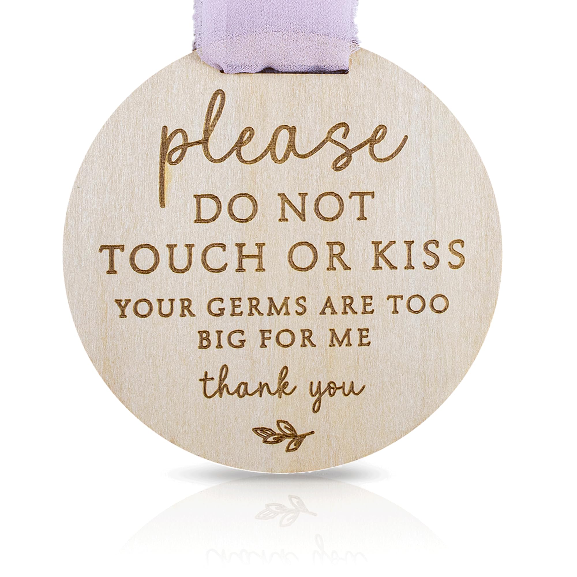 Please Do Not Touch or Kiss Baby Sign, Please Do Not Touch Baby Wooden Sign
