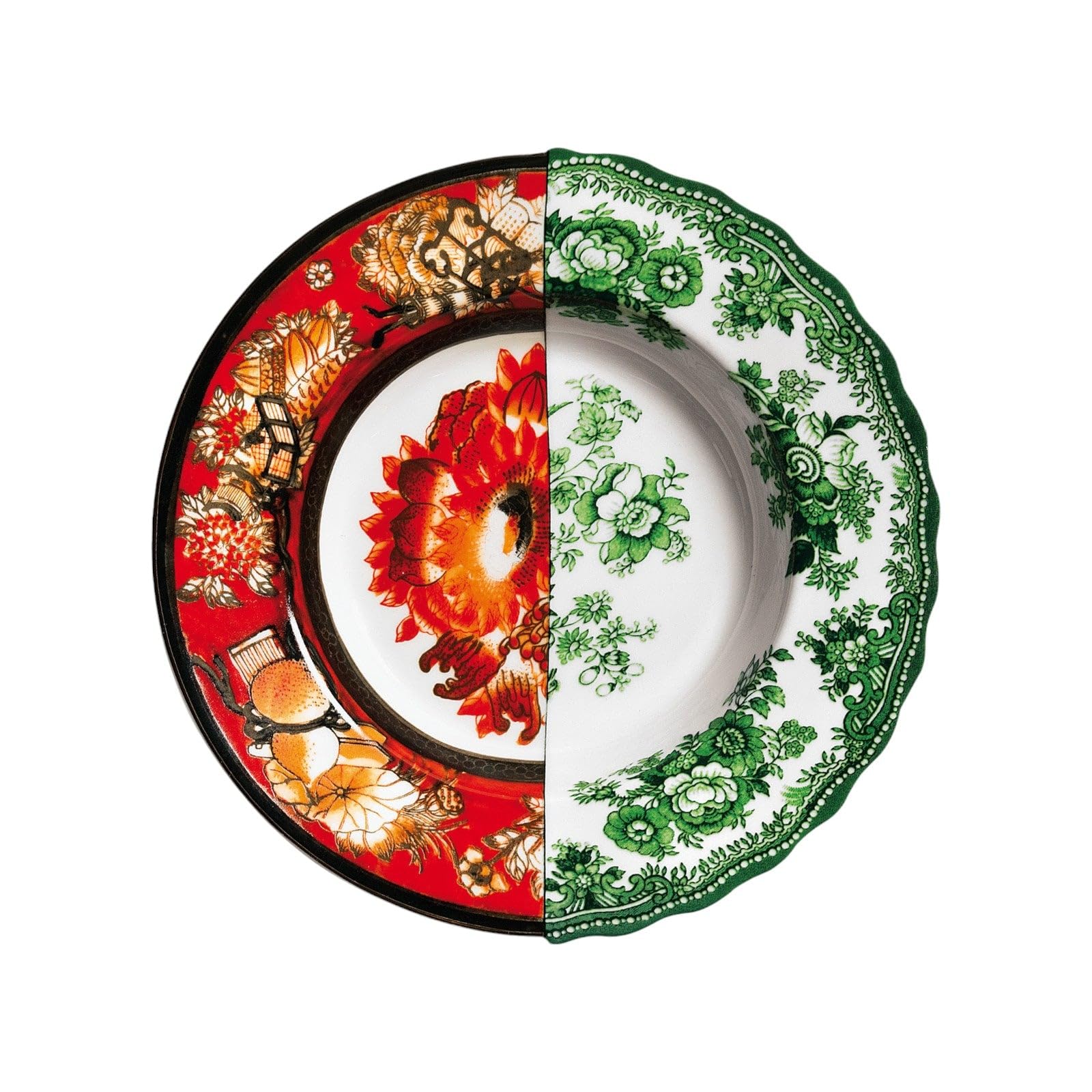 Seletti Hybrid - Deep plate Cecilia Multicolor - Cecilia