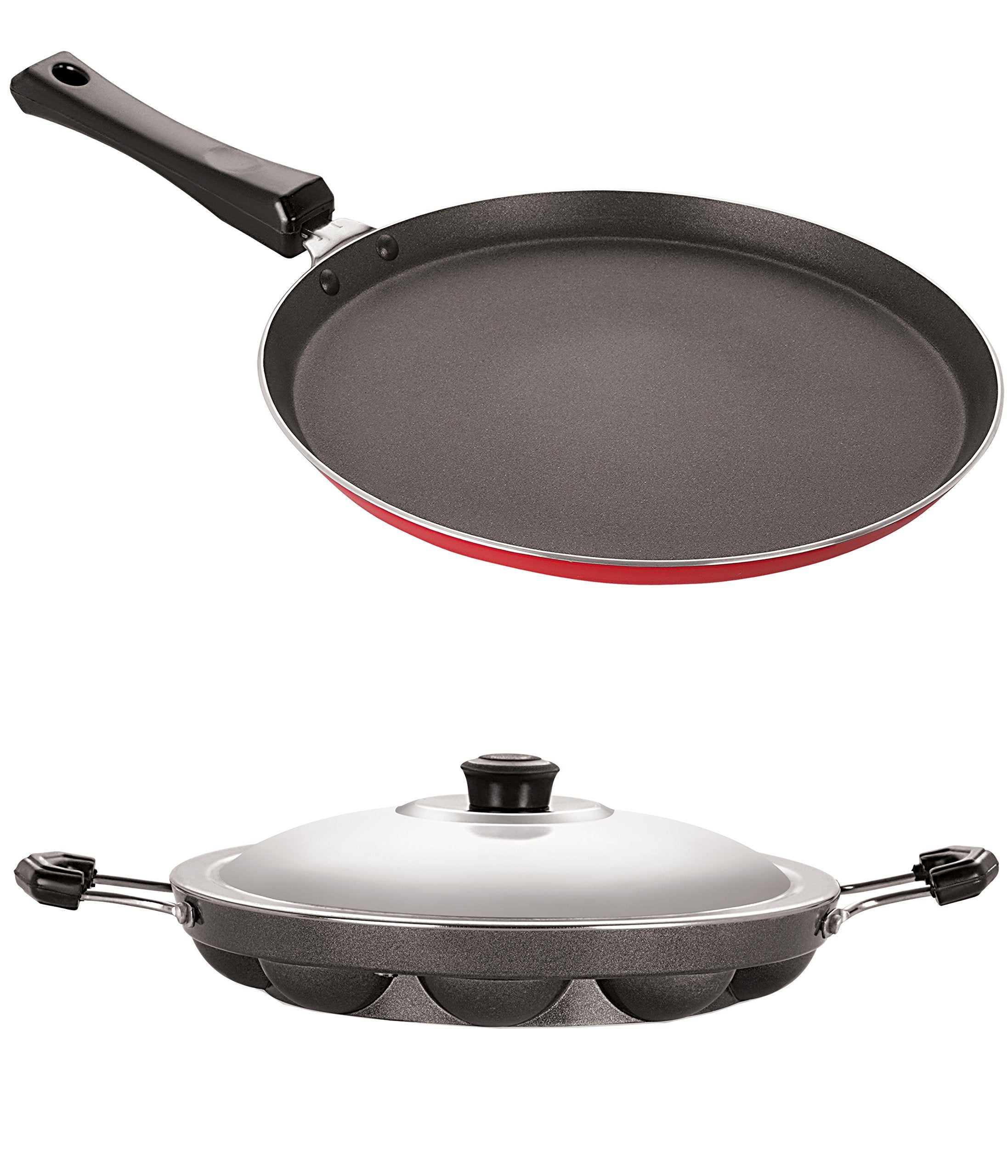 Nirlon NonStick Bpa Free Aluminium Kitchen Cooking Utencil Combo Gift Set Offer, Bakelite Handle