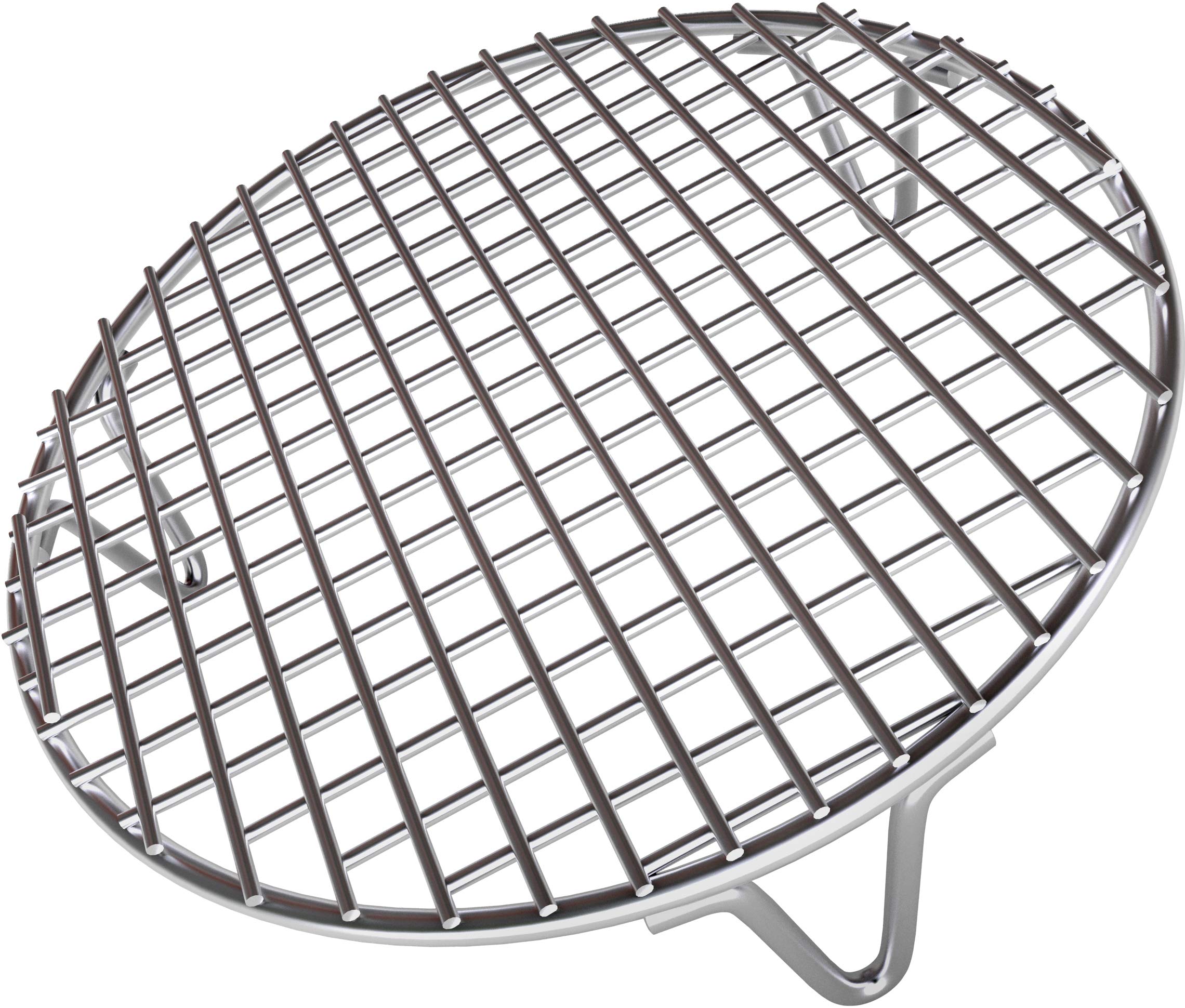 Hamilton Housewares Round Stainless Steel Cooking, Cooling & Canning Rack (6.75'' Diam, 2'' Height)