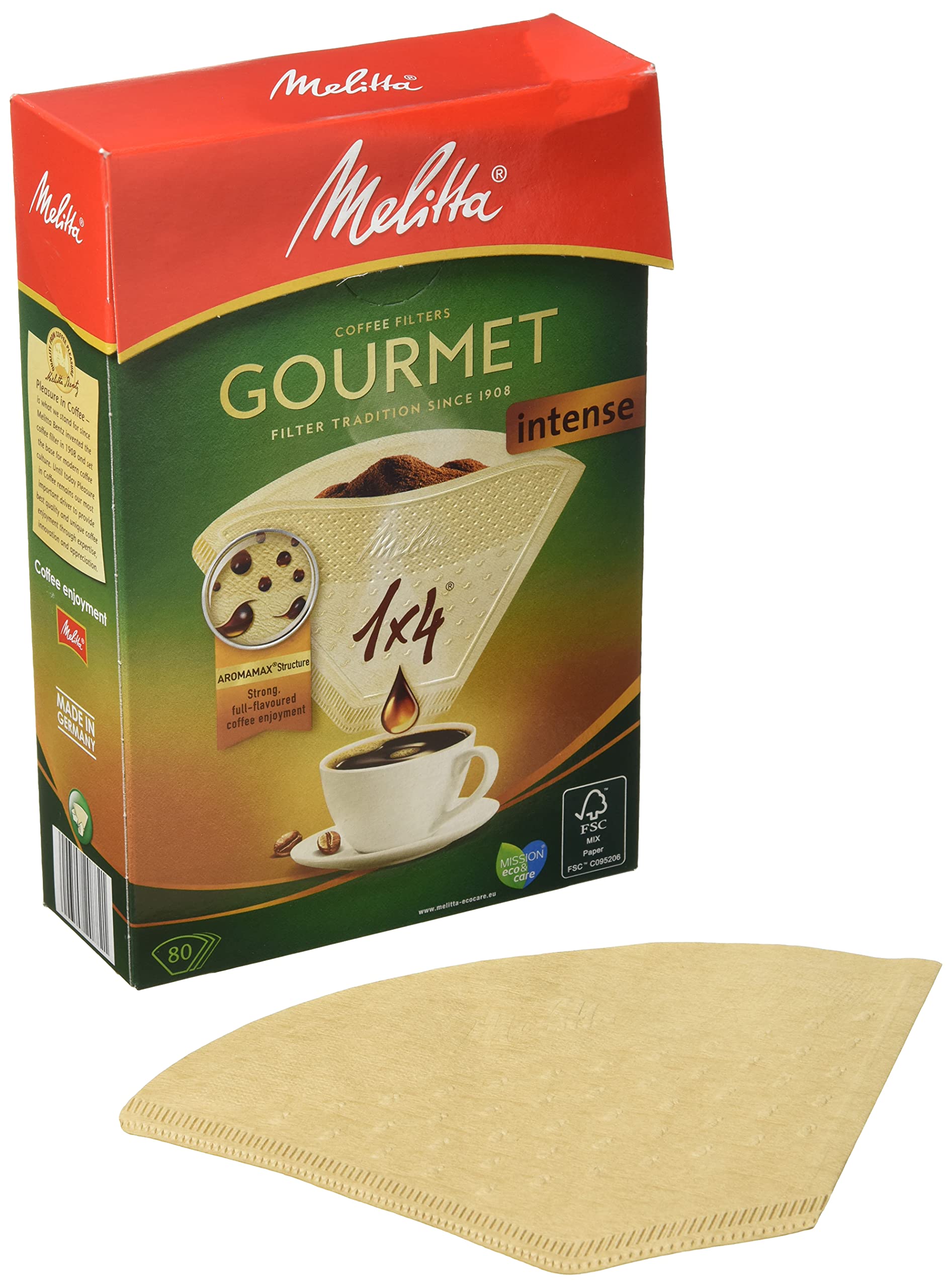 Melitta Pack Of 80 Filter, White