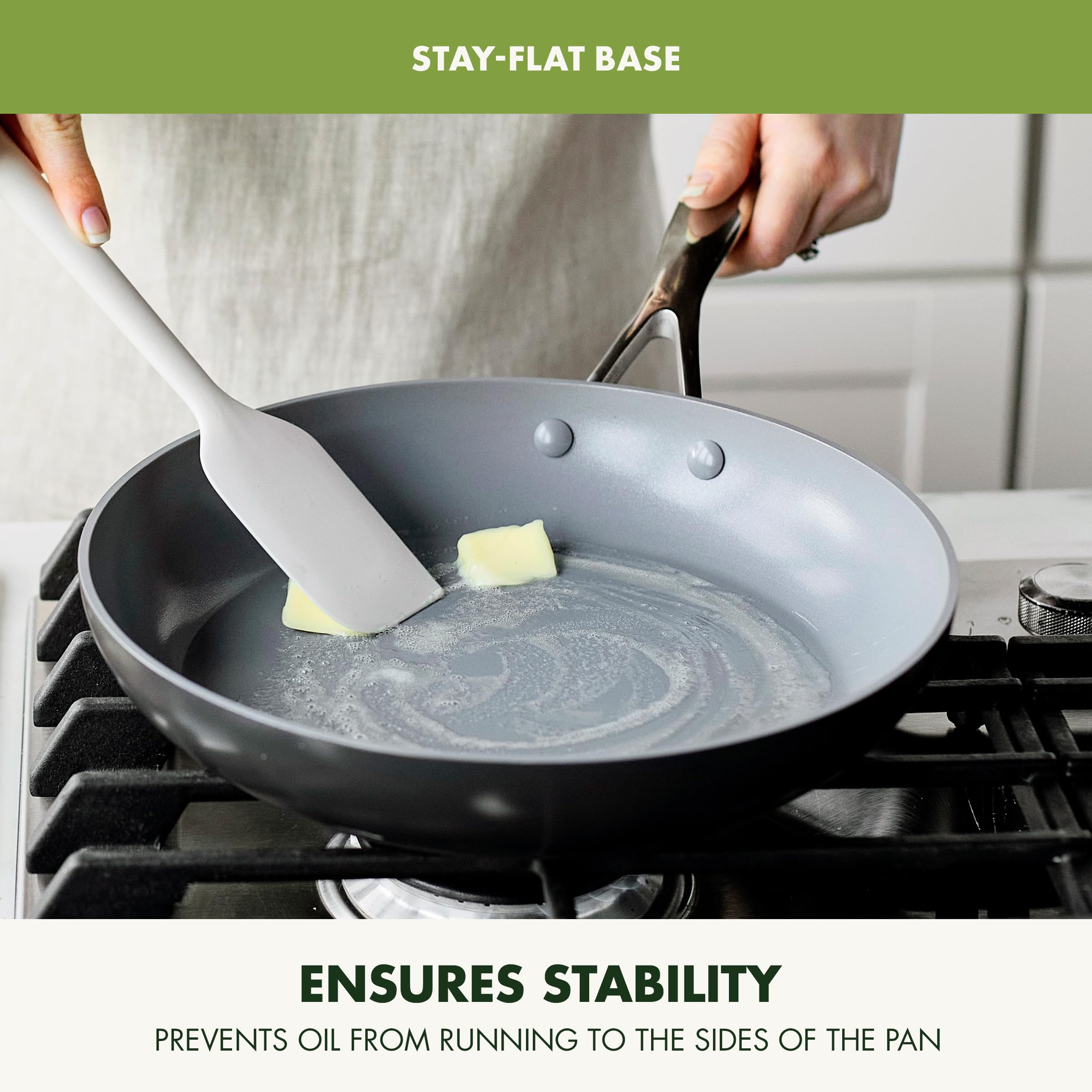 Greenpan Valencia Pro Hard Anodized Healthy Ceramic Nonstick 10 Frying Pan Skillet, Pfas-Free, Induction, Dishwasher Safe, Ove