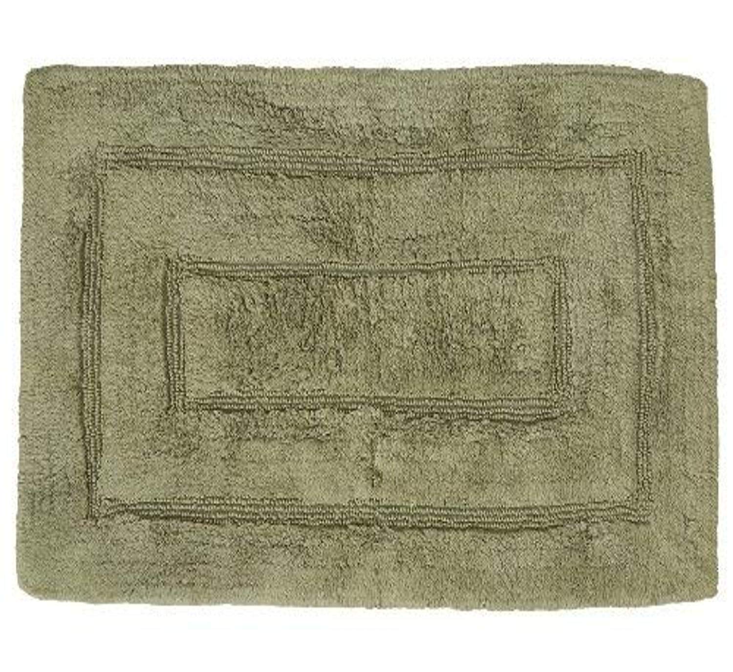 Kassatex Kassa Design Bath Rug, 20 By 32-Inch, Moss