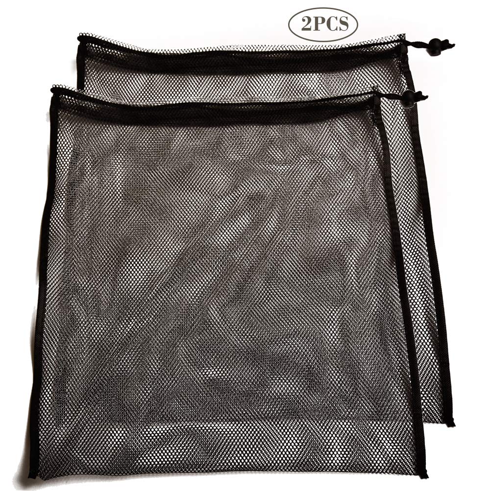 Mike Mesh Equipment Bag Drawstring Storage Ditty Shoe Tennis Ball Bags Stuff Sack For Travel & Outdoor Activity Ca