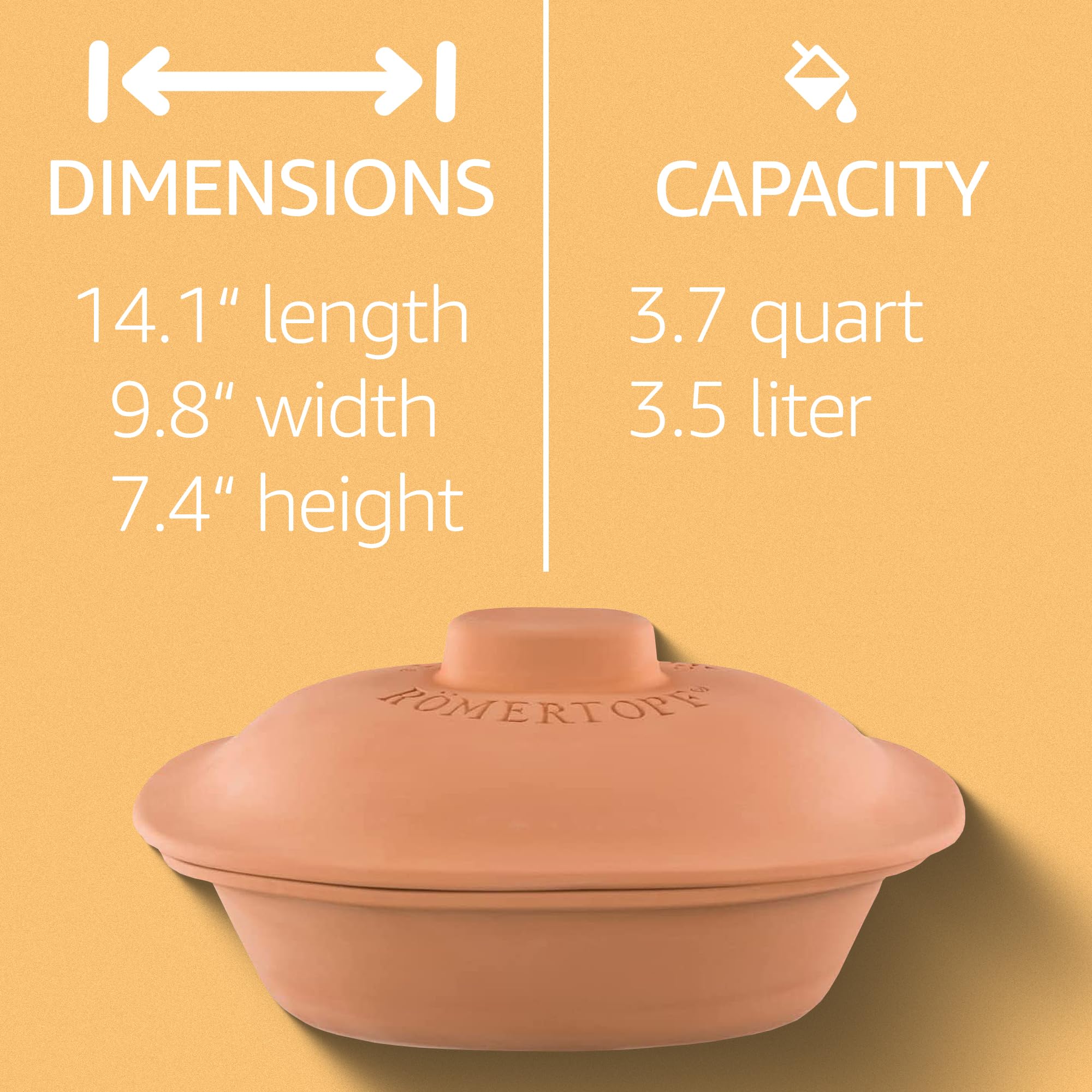 Rmertopf 19005 Clay Baker 4 People Made In Germany