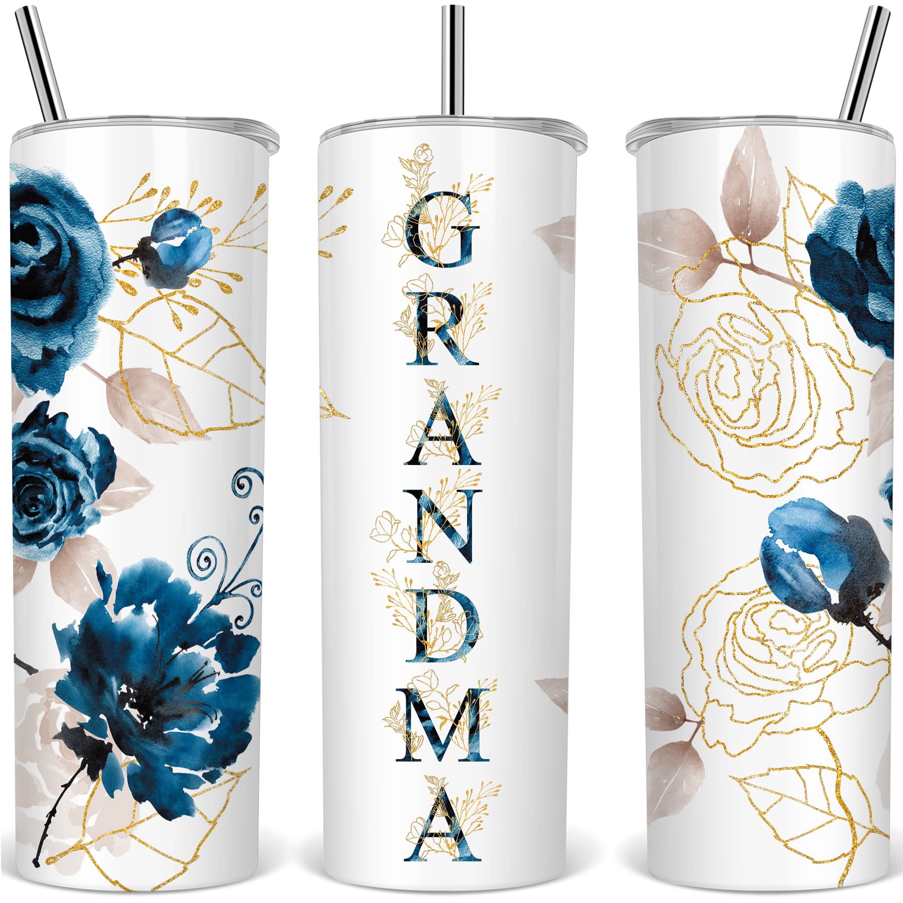 Gifts For Grandma Grandmother Grammy Birthday Mother'S Day&Christmas Gift From Grandson Granddaughter - Stainless Steel Tumbler