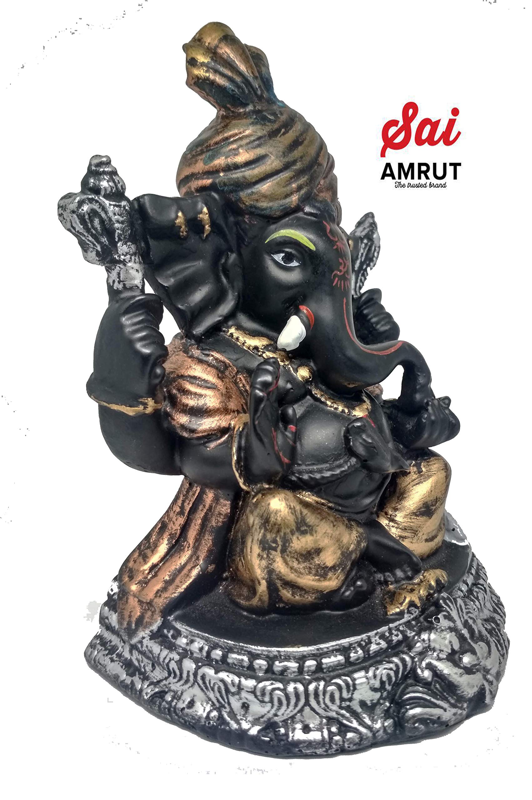 S A Gifts Sai Amrut Lord Ganesha Ganesh Ganpati Idol Hindu Figurine For Showpiece, Pooja Room 5