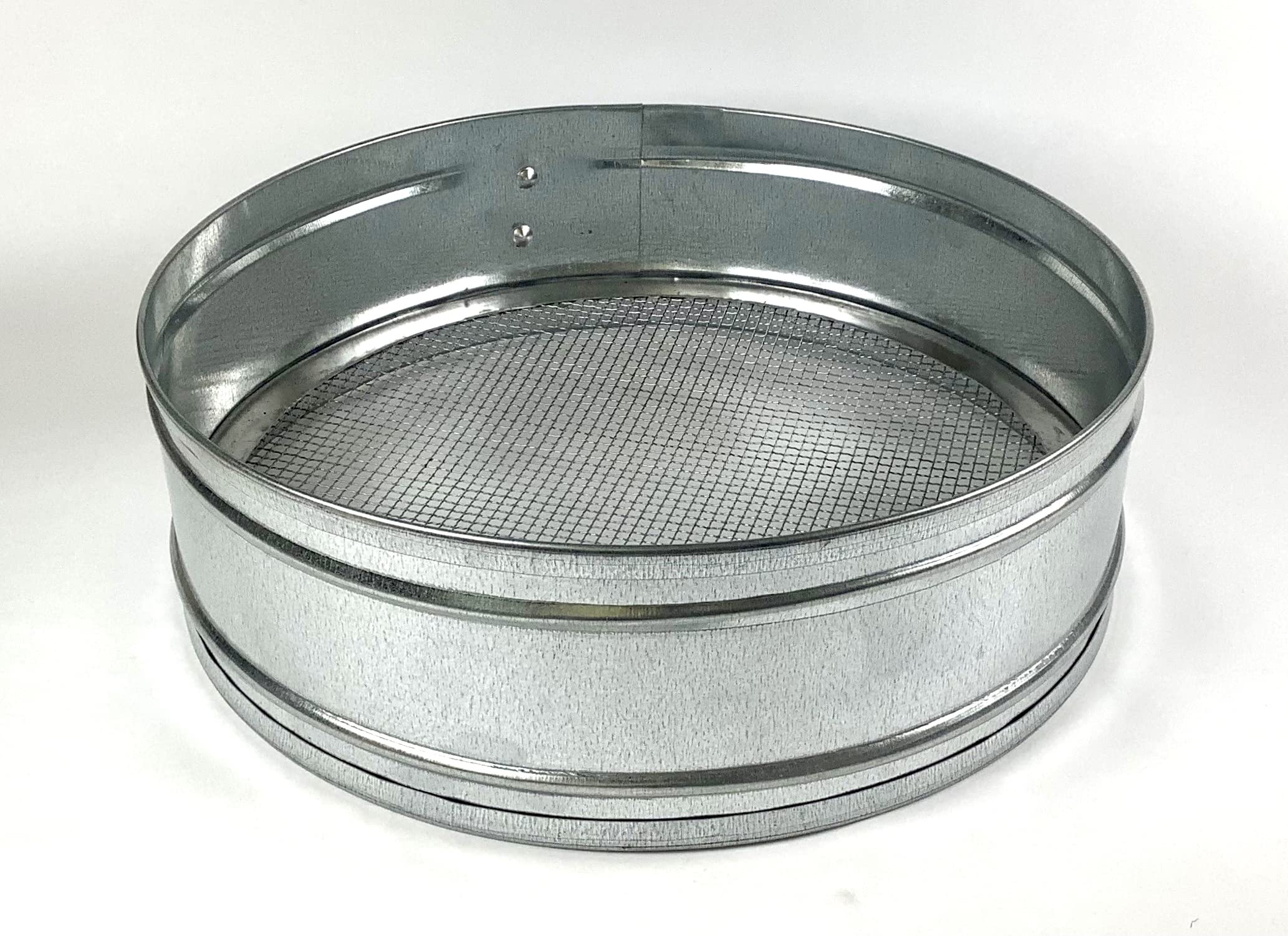 Tredoni 30Cm/12'' Couscous Sieve Strainer - Stainless Steel Sieve Sifter, 4Mm Mesh, Silver