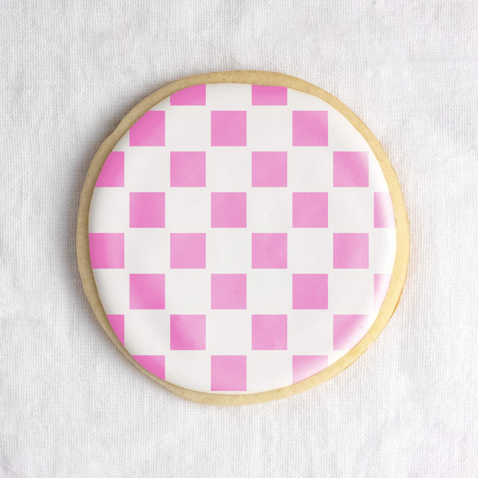 Checker Cookie Stencil - Cookie Stencil, Cookie Art Stencil, Checker Stencil, Cooking Stencil, Decorating Stencil