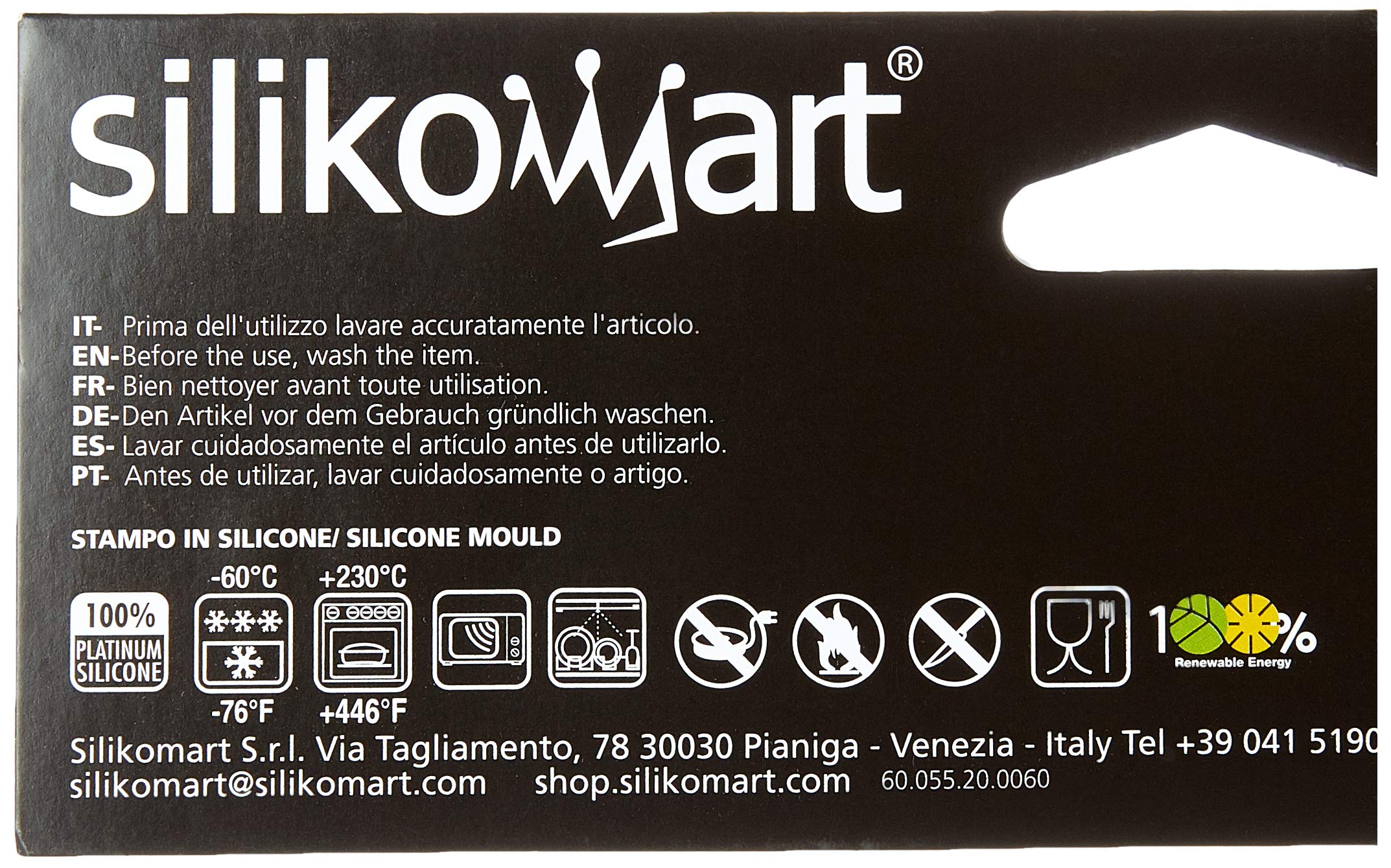 Silikomart Silicone Classic Collection Mold Shapes, Sponge Base