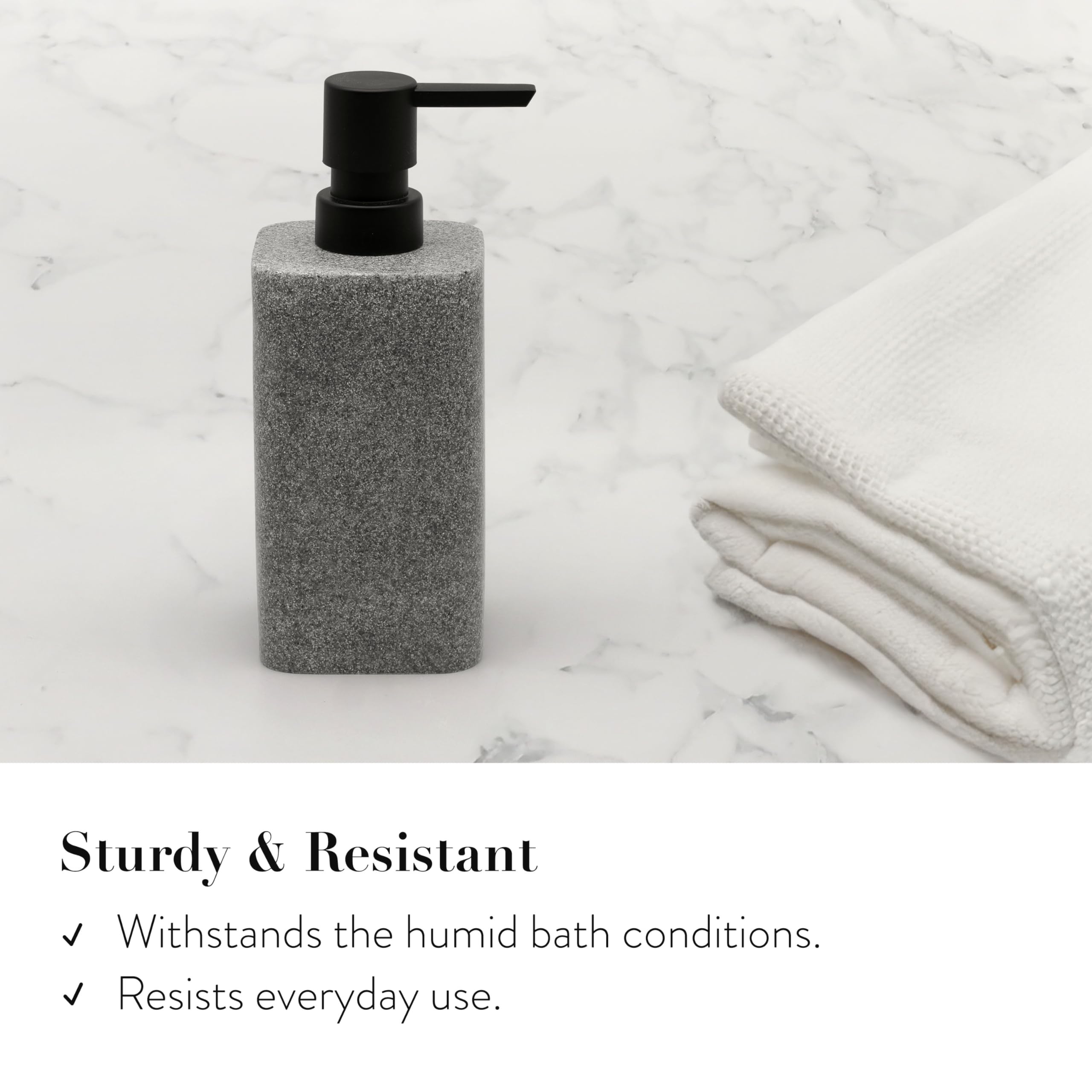 Zccz Grey Bathroom Accessory Sets, 4 Pieces Bathroom Accessories Complete Set Vanity Countertop Accessory Set, Includes Lotion D