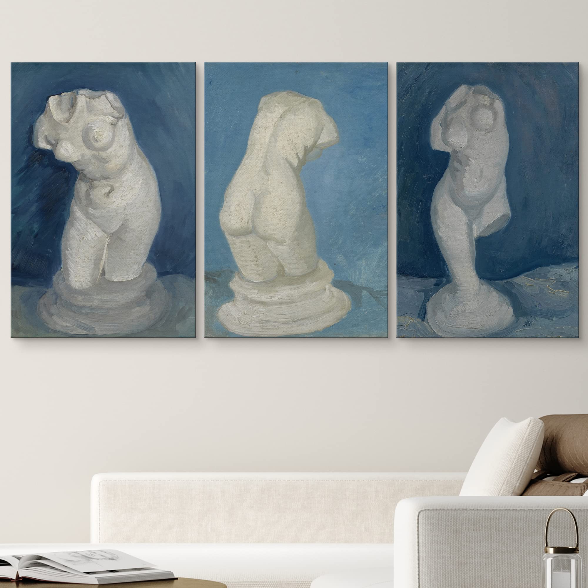 Wall26 Canvas Print Wall Art Set Study Of Torso Of Venus Vincent Van Gogh Classical Illustrations Fine Art Decorative Historic V