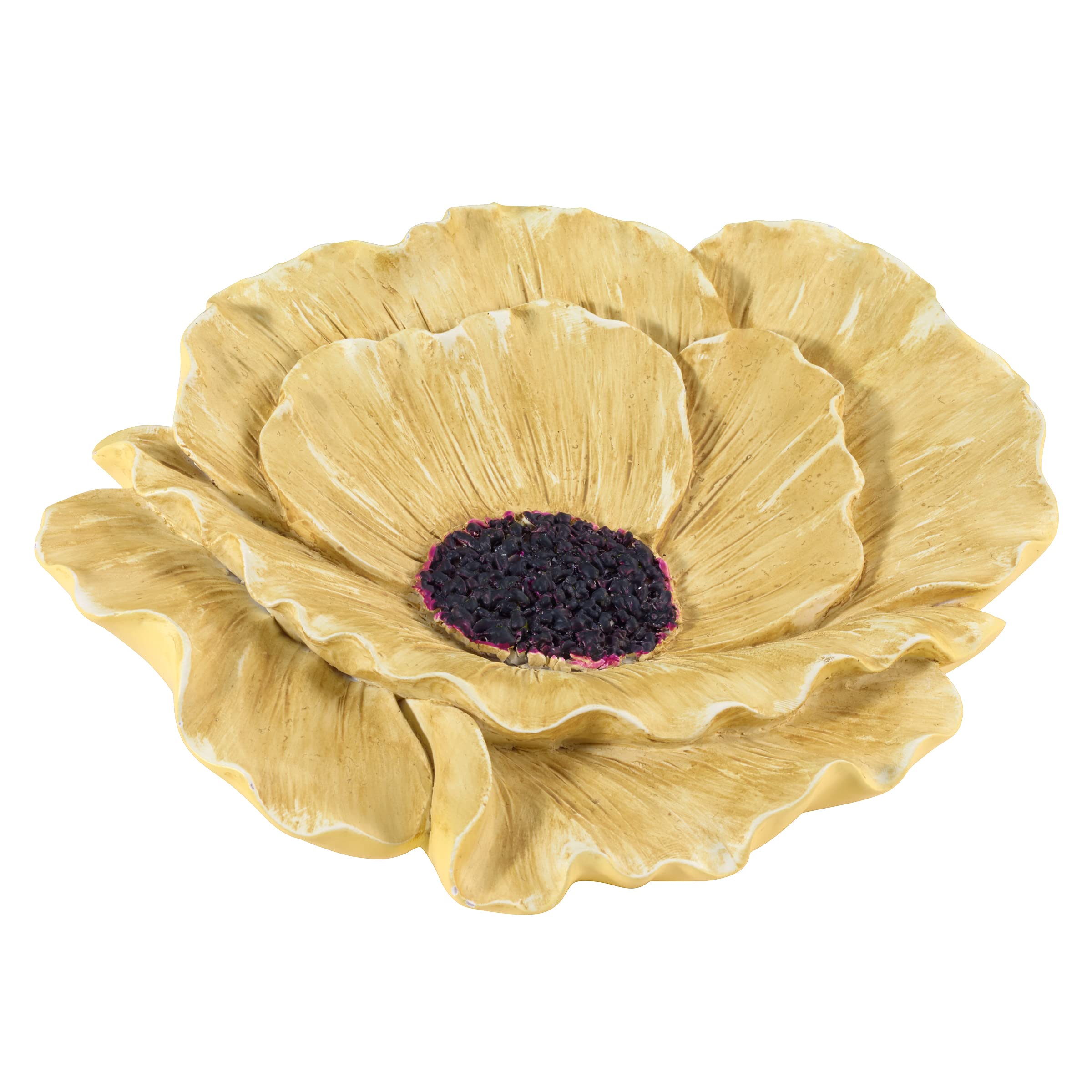 Avanti Linens - Soap Dish, Bathroom Countertop Accessories, Floral Home Decor (Marielle Collection)