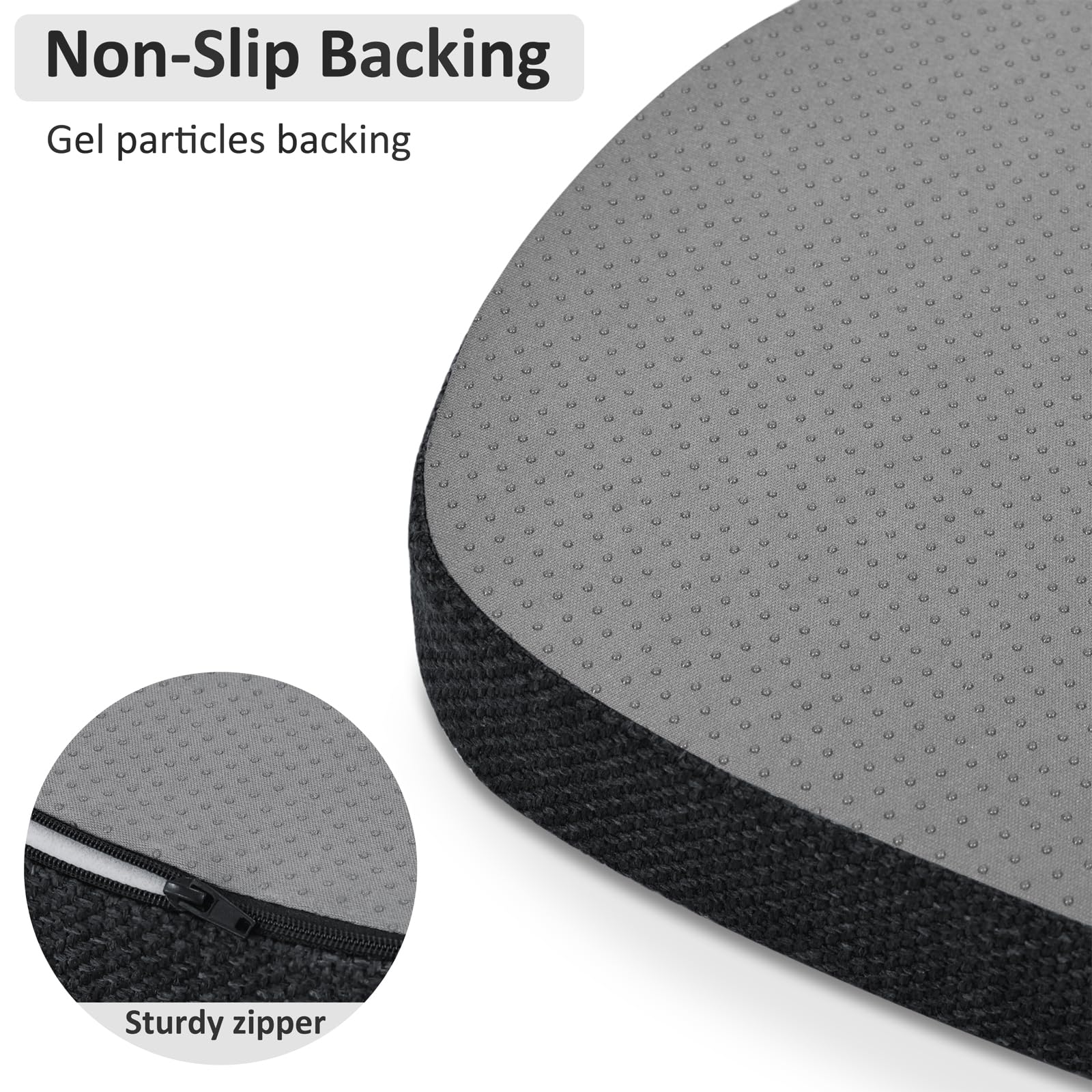 Shinnwa Dining Chair Cushions Set Of 6 Windsor Chair Pads For Dining Room, High-Resilience Seat Cushions For Kitchen Chairs With