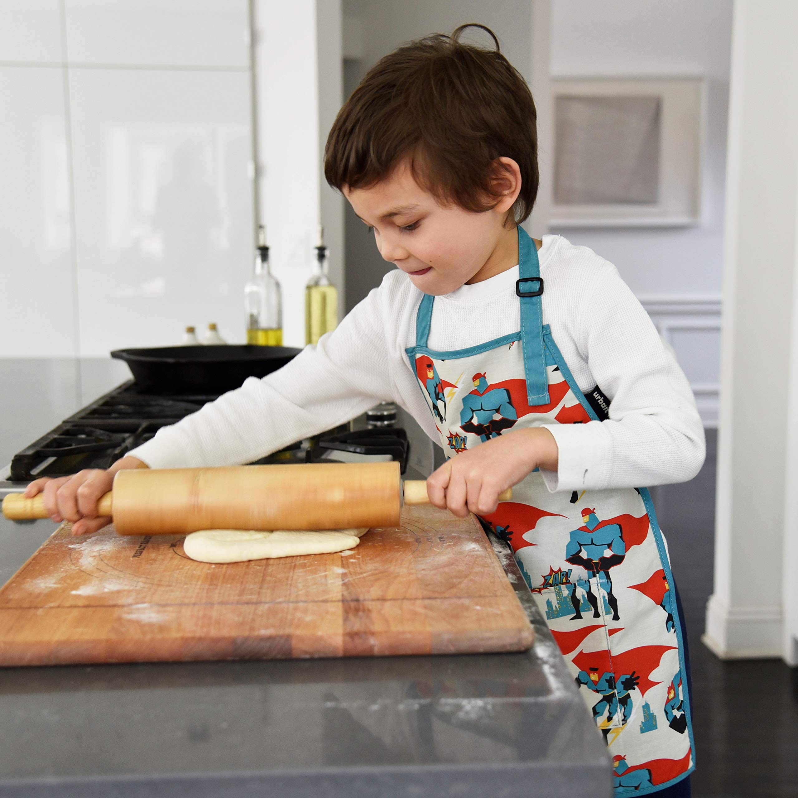 Urban Infant Little Helper Kids Apron - Children'S Cooking Art Gardening - Great Gift For Toddler Boys And Girls - Bears, Medium