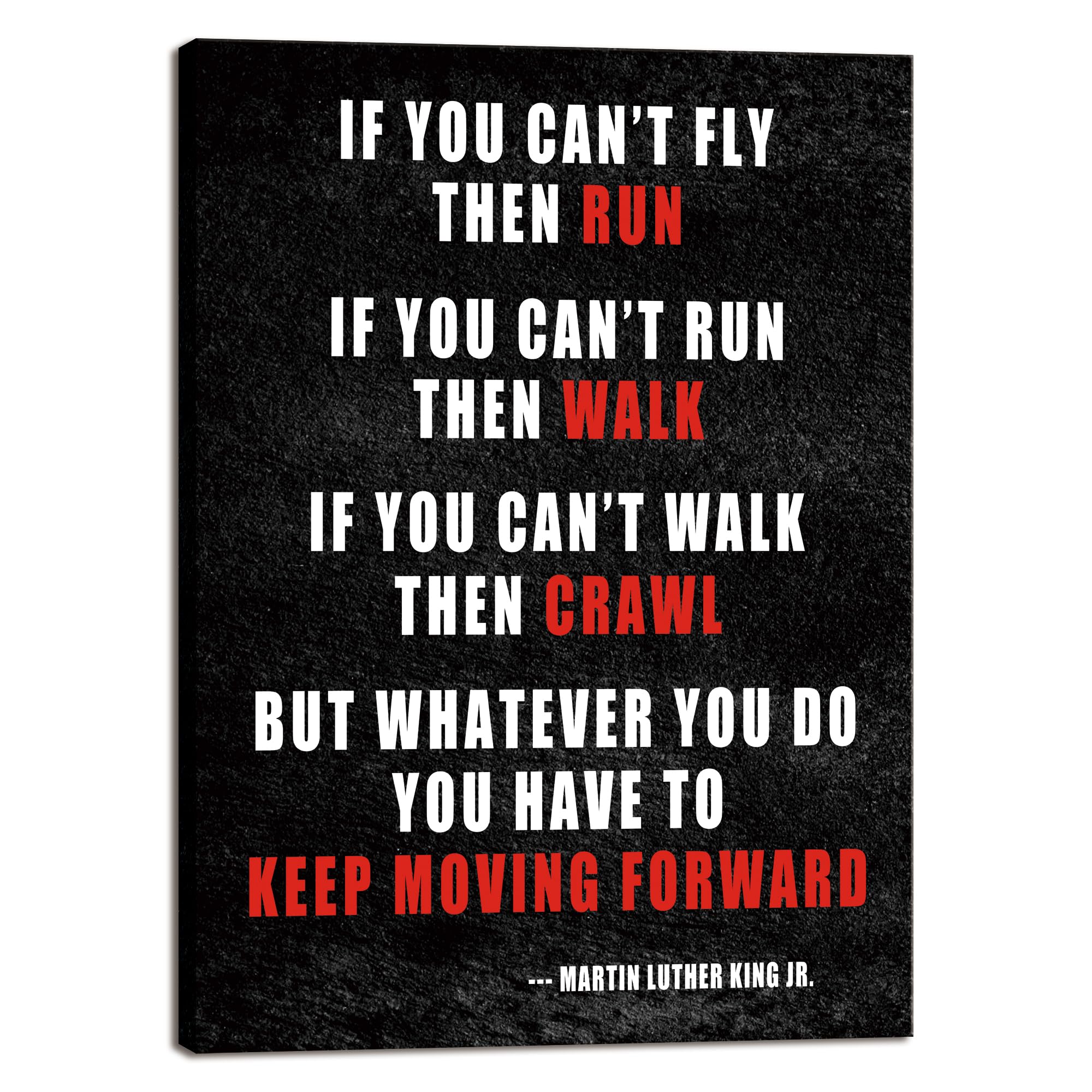 Pyradecor Keep Moving Forward Motivational Classroom Positive Quotes Inspirational Poster Canvas Prints Wall Art For Office Livi