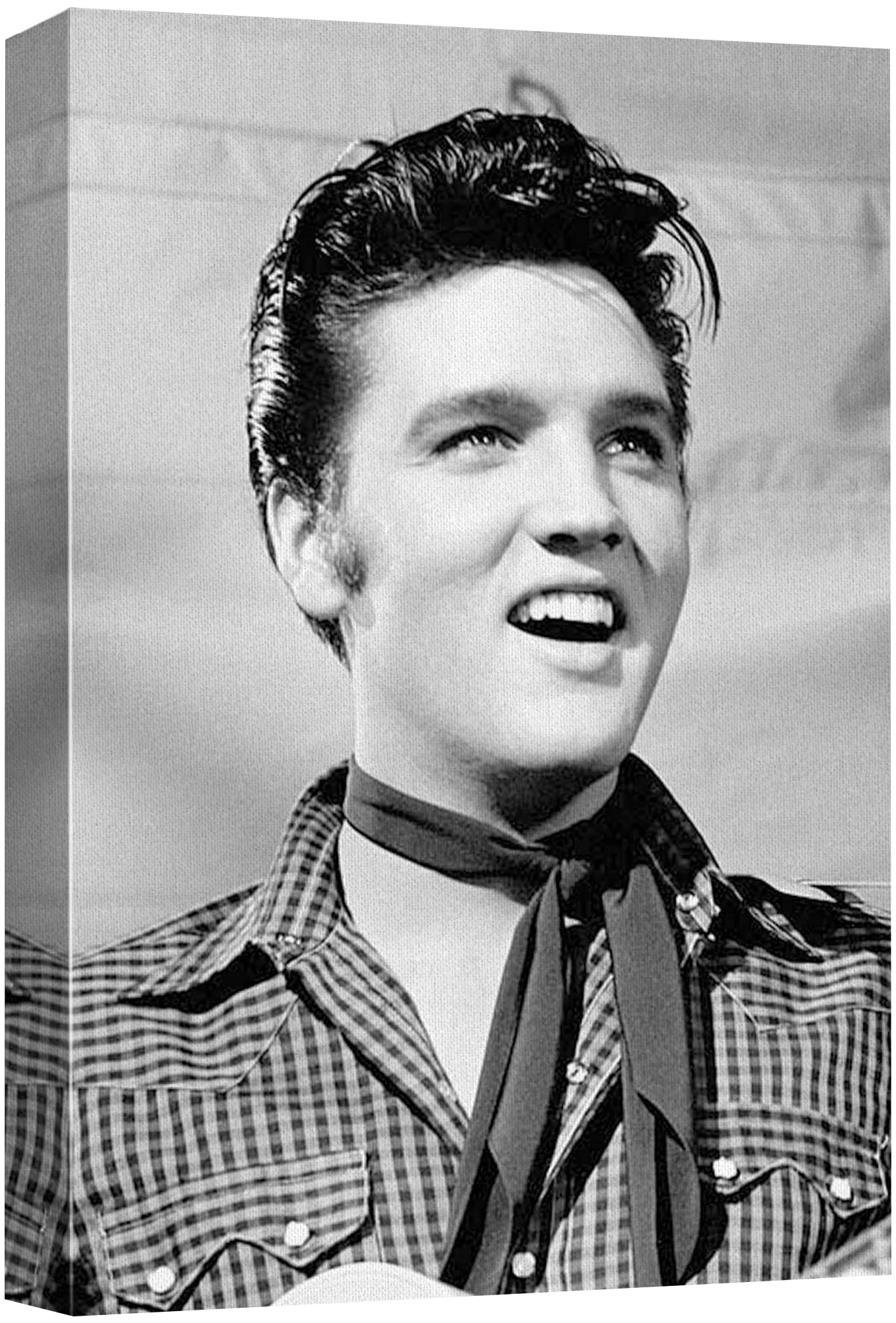 Wall26 Canvas Print Wall Art Famous Celebrity Musician Rock & Roll Elvis Presley Historic Classic Photography Realism Traditiona
