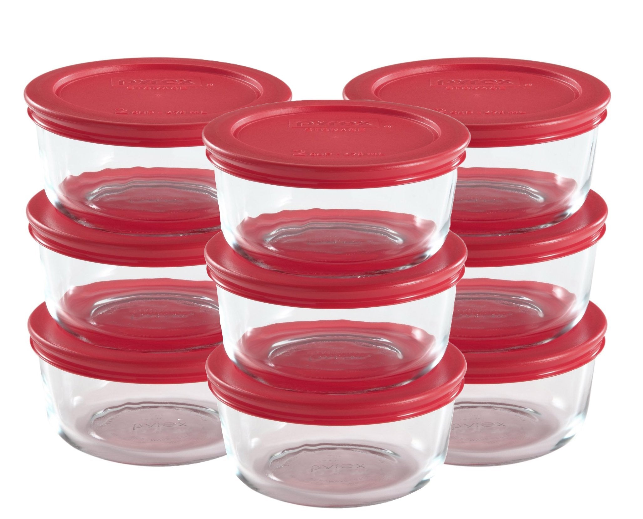 Pyrex 18-Piece Glass Food Storage Set With Lids